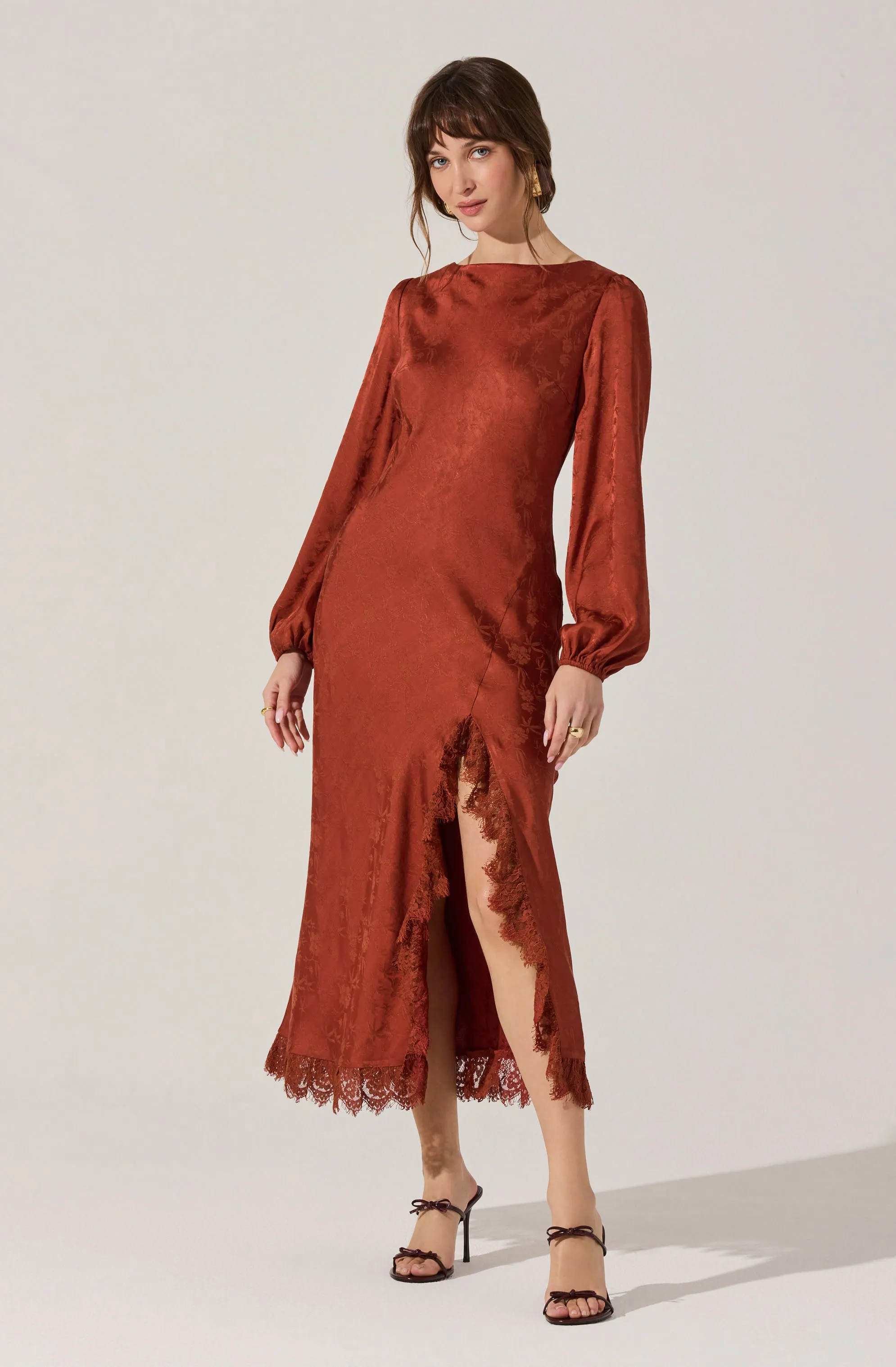 Ilaria Floral Jacquard Midi Dress sold by Astr product image thumbnail 2