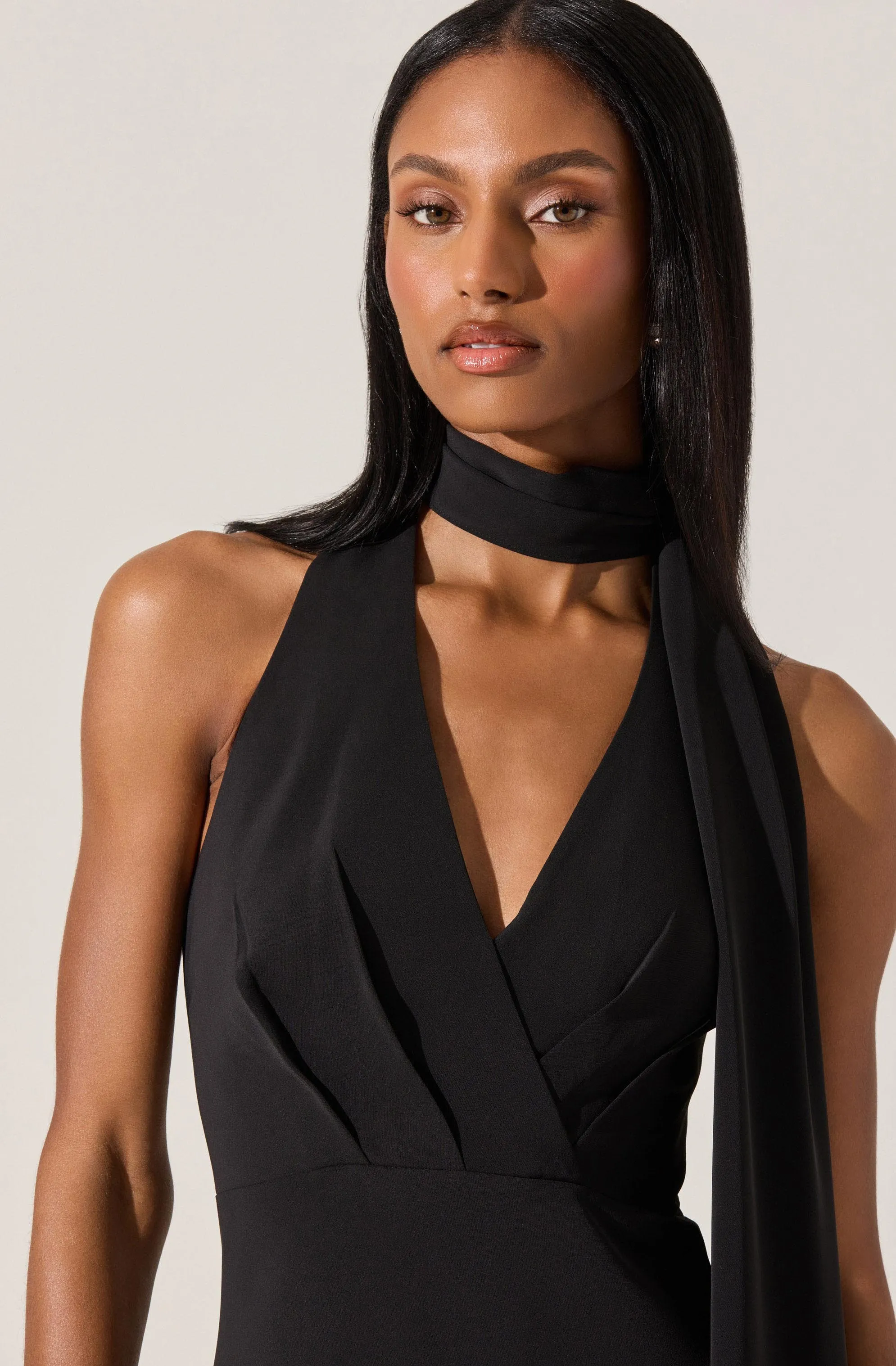Hilaire Halter Midi Dress sold by Astr product image thumbnail 3