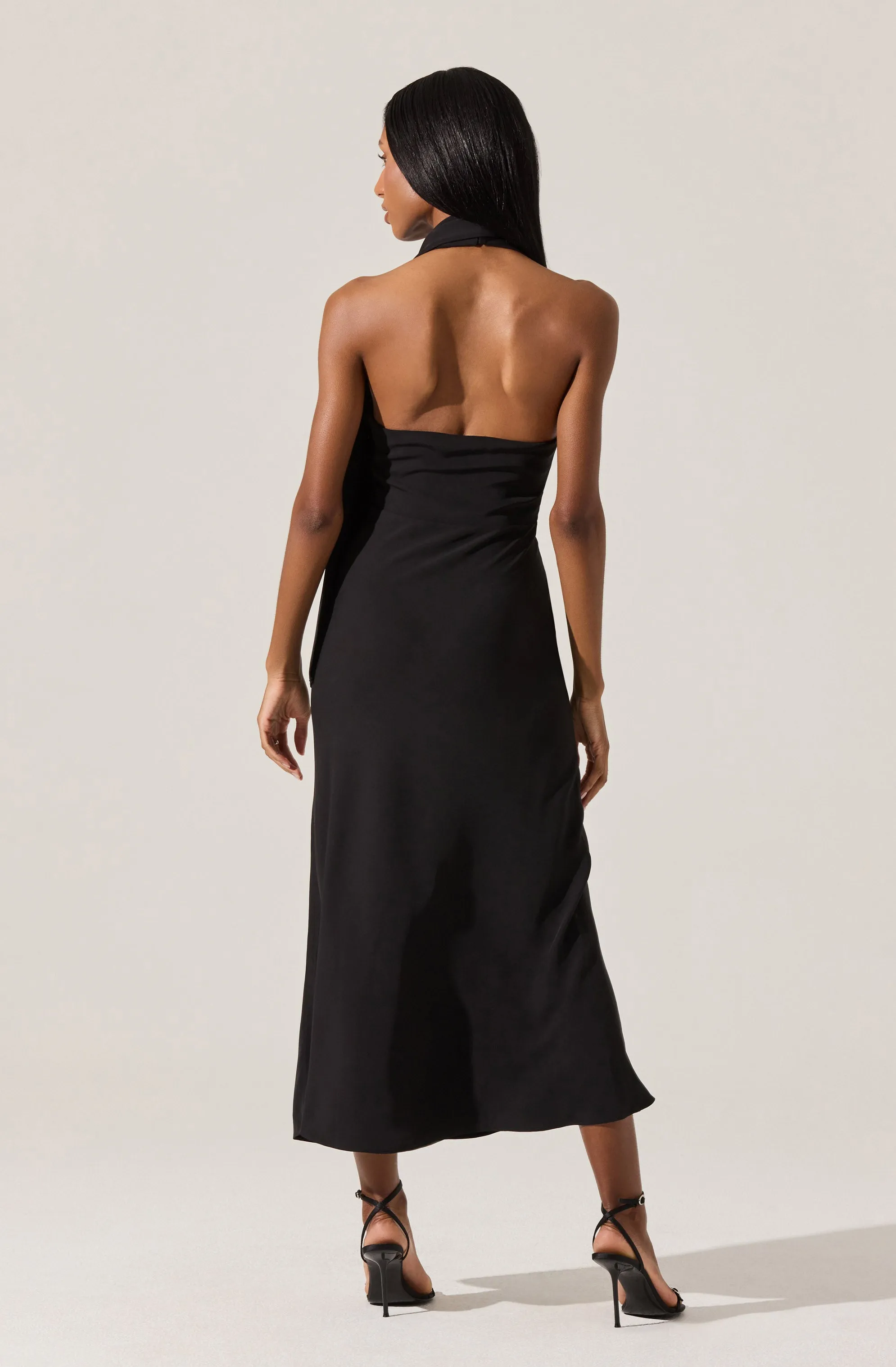 Hilaire Halter Midi Dress sold by Astr product image thumbnail 4