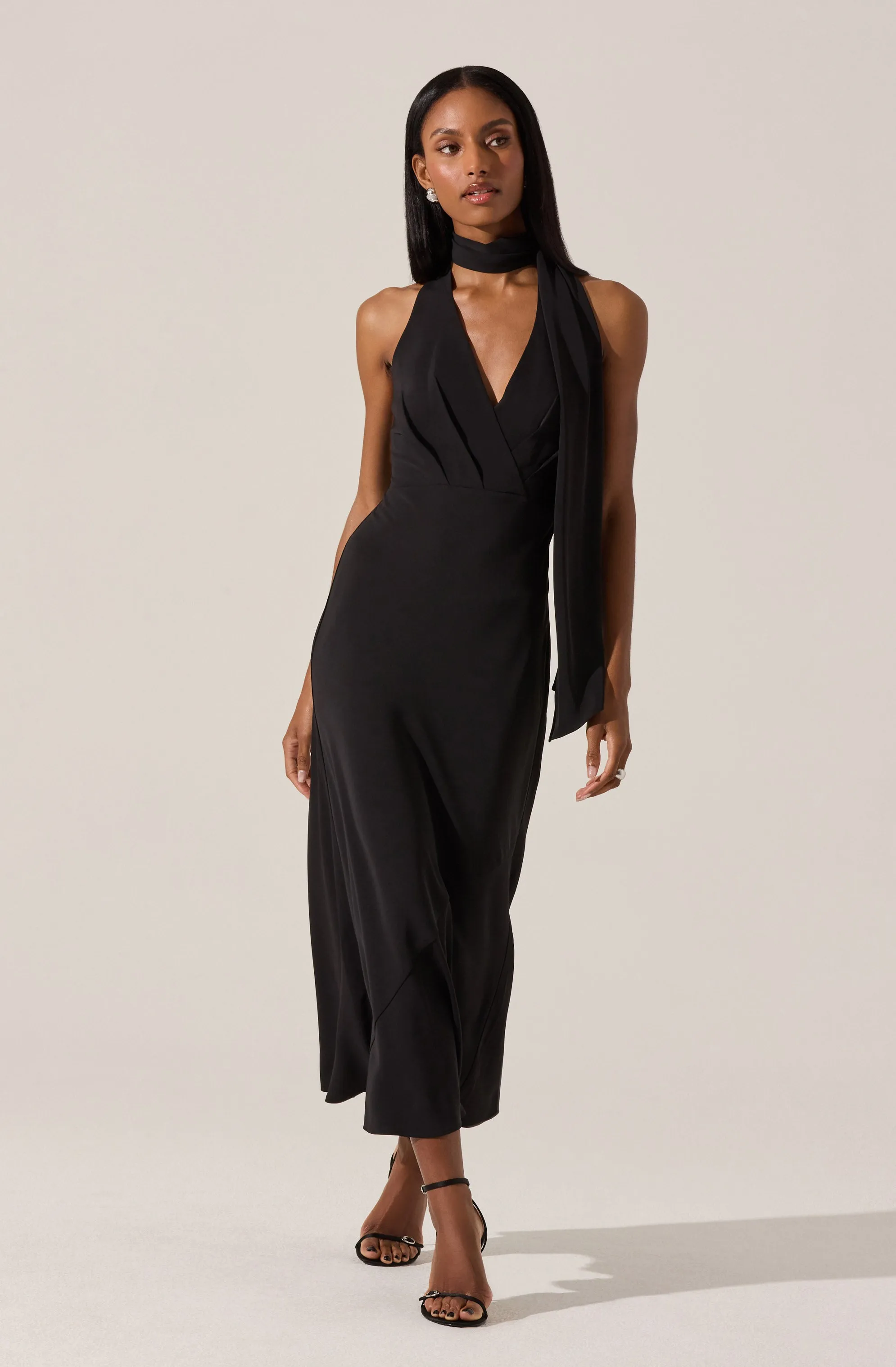 Hilaire Halter Midi Dress sold by Astr product image thumbnail 5