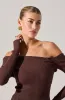 Daniella Off Shoulder Sweater sold by Astr