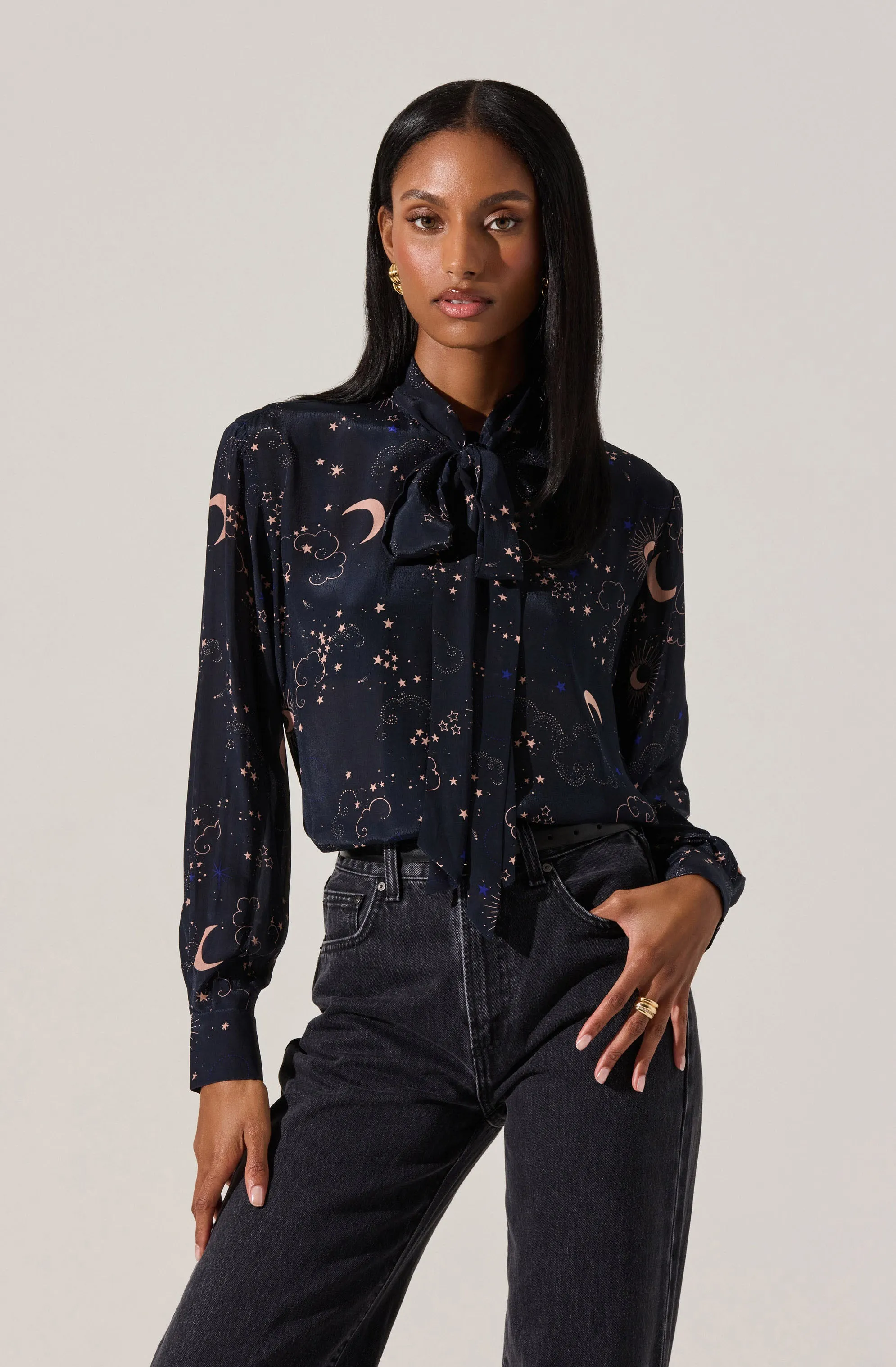 Mabry Bow Tie Top sold by Astr product image thumbnail 2