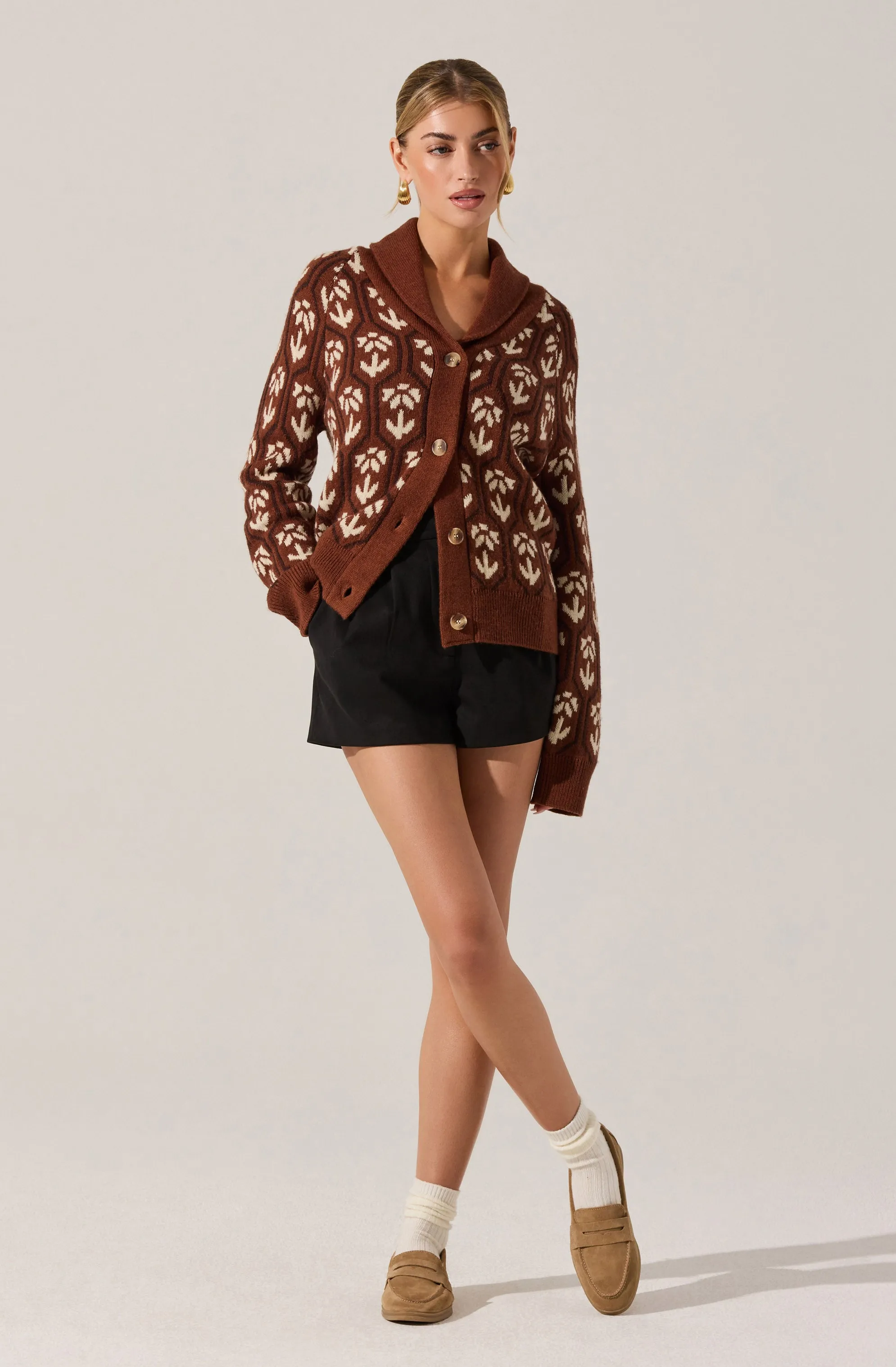 Marcenia Shawl Collar Cardigan sold by Astr product image thumbnail 4