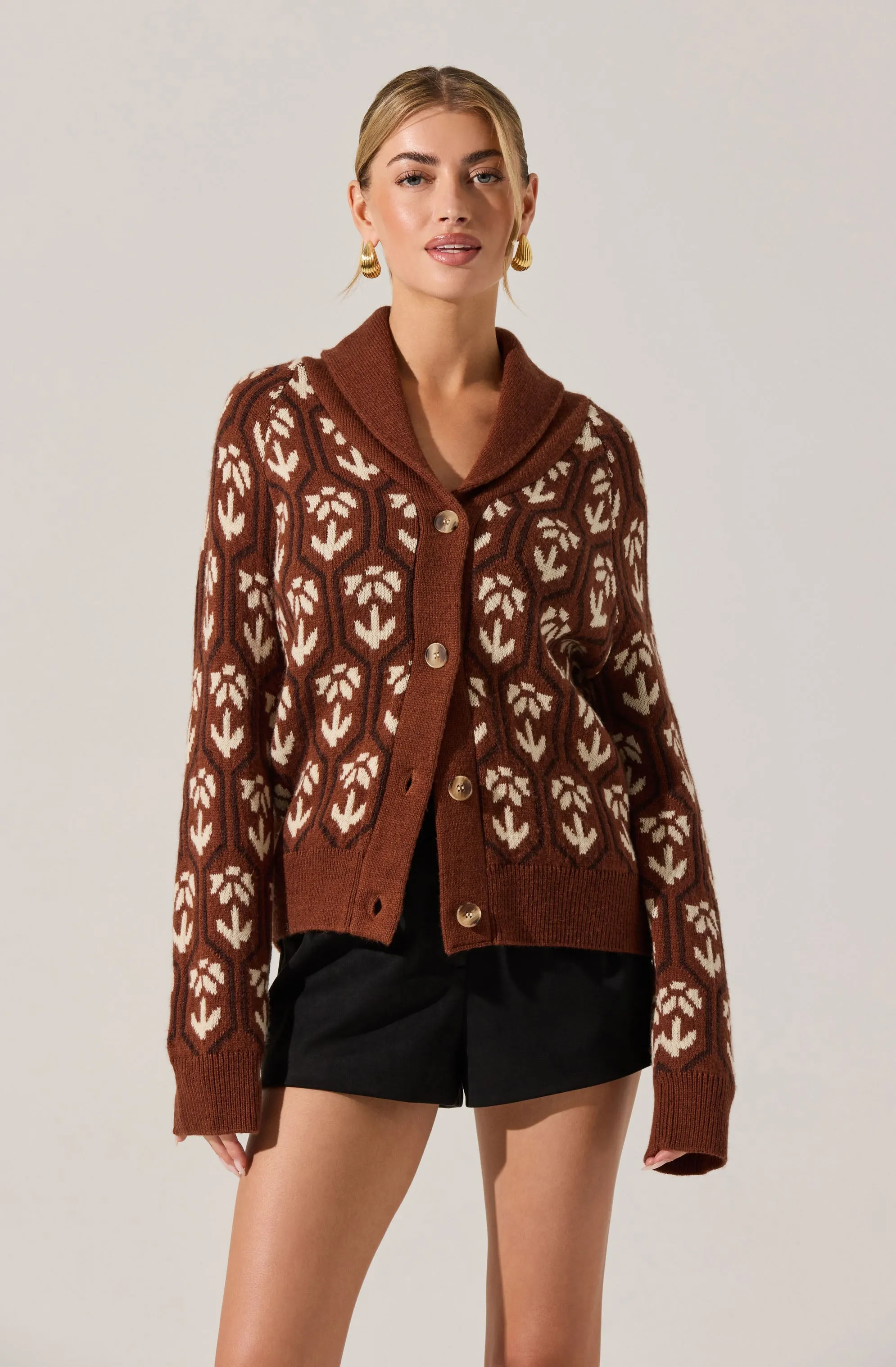 Marcenia Shawl Collar Cardigan sold by Astr product image thumbnail 2