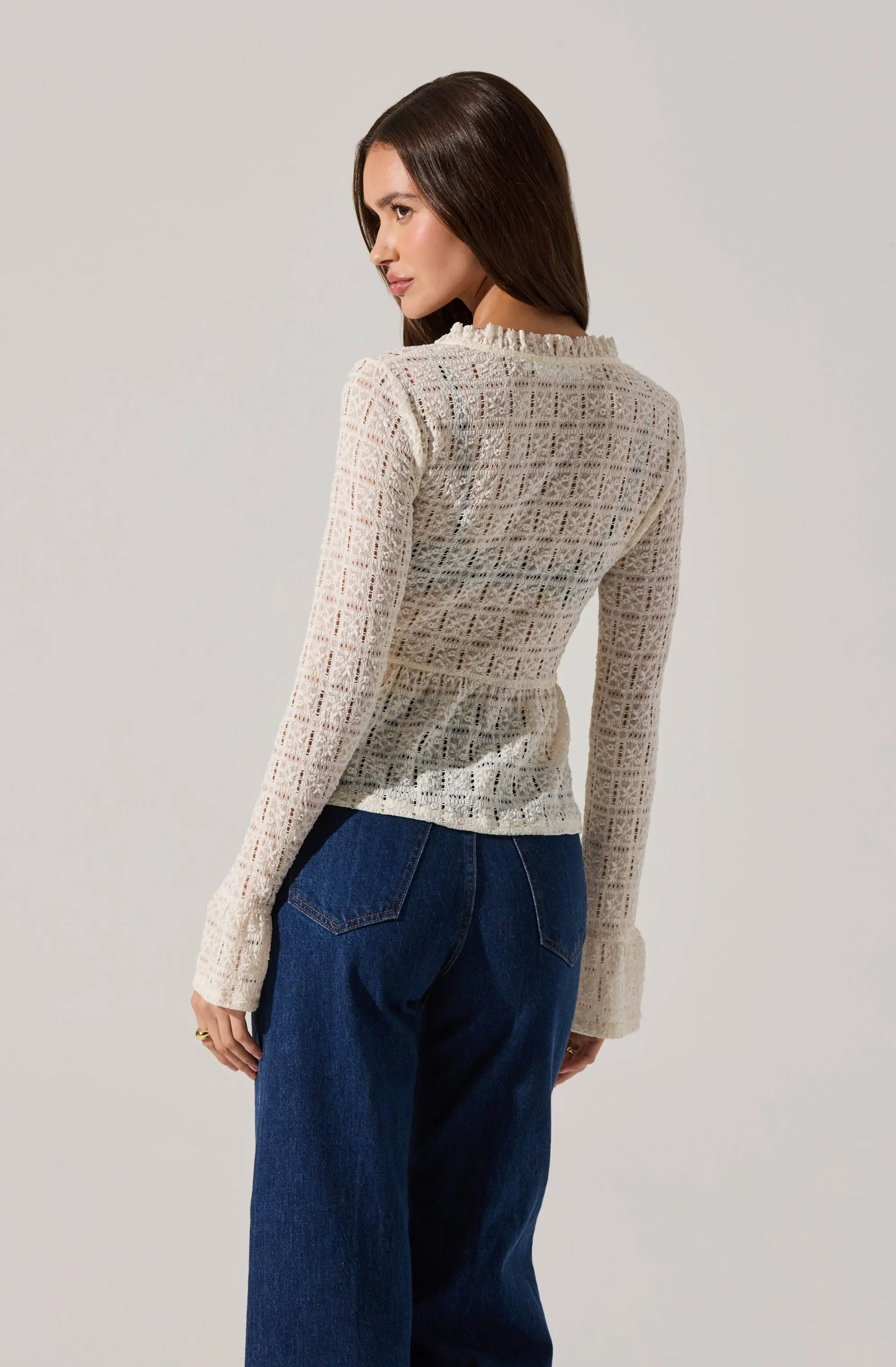 Miliana Contrast Bow Top sold by Astr product image thumbnail 3