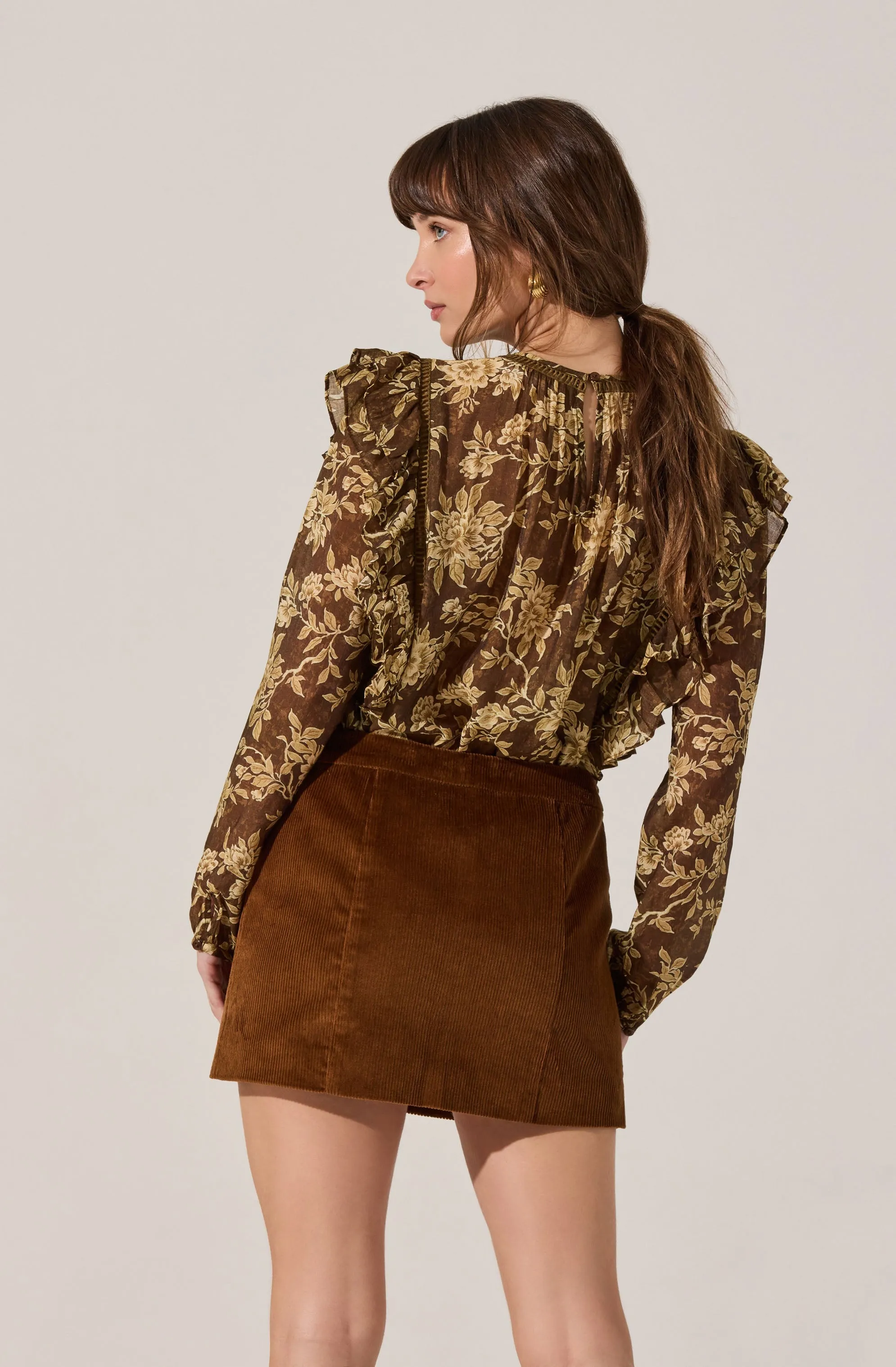 Kinley Ruffle Trim Top sold by Astr product image thumbnail 2