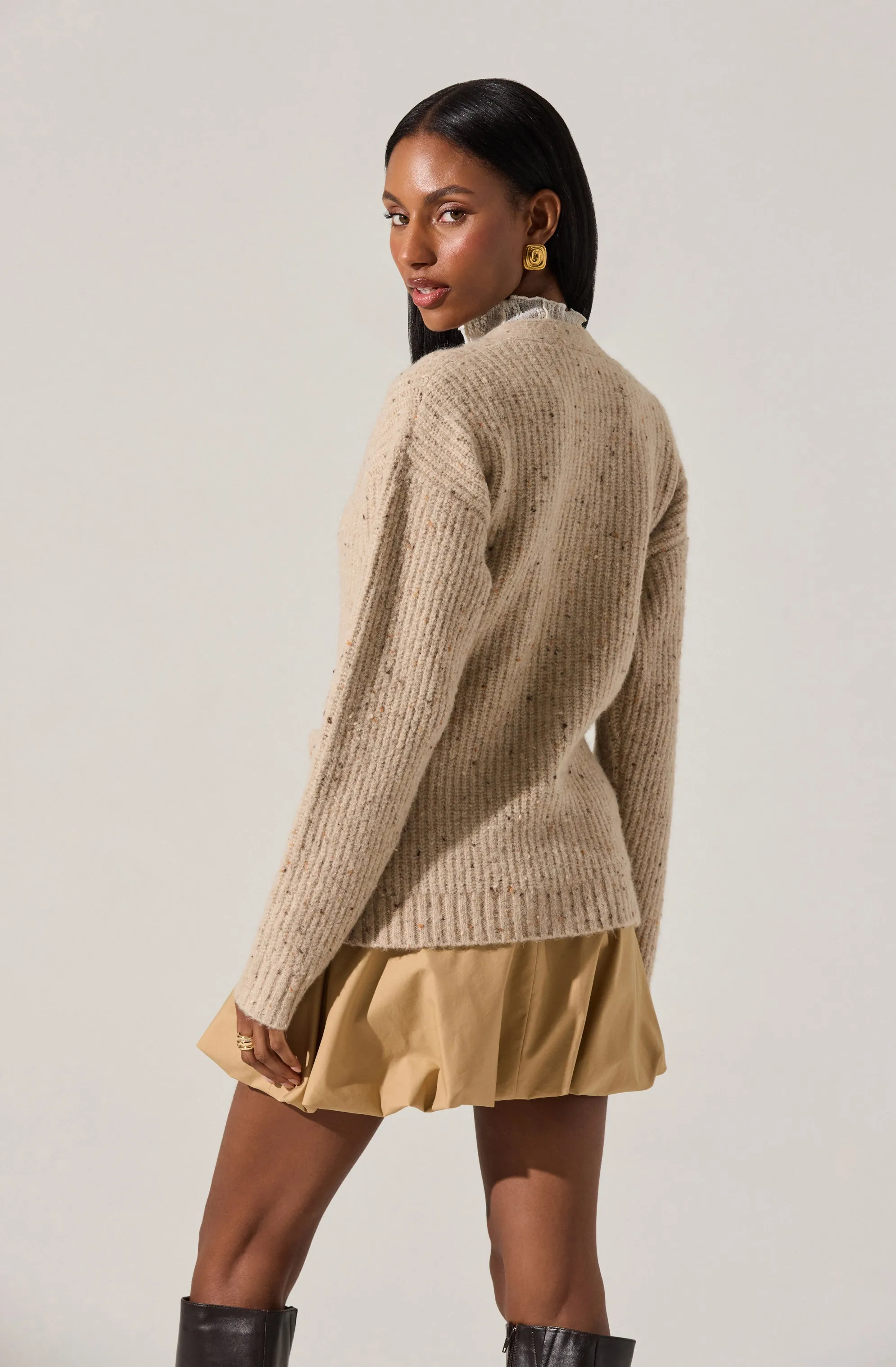 Saffi Ribbed Cardigan Sweater sold by Astr product image thumbnail 2