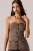 Milani Strapless Sweetheart Top sold by Astr
