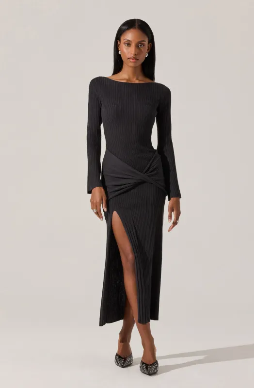 Arwyn Ribbed Layered Sweater Dress sold by Astr