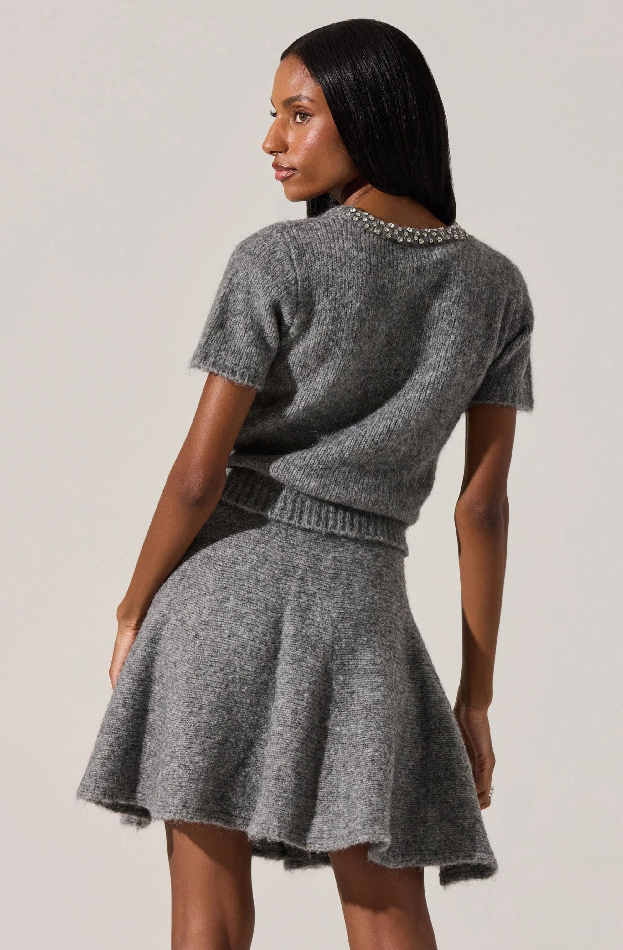 Malvie Embellished Crewneck Sweater sold by Astr product image thumbnail 2