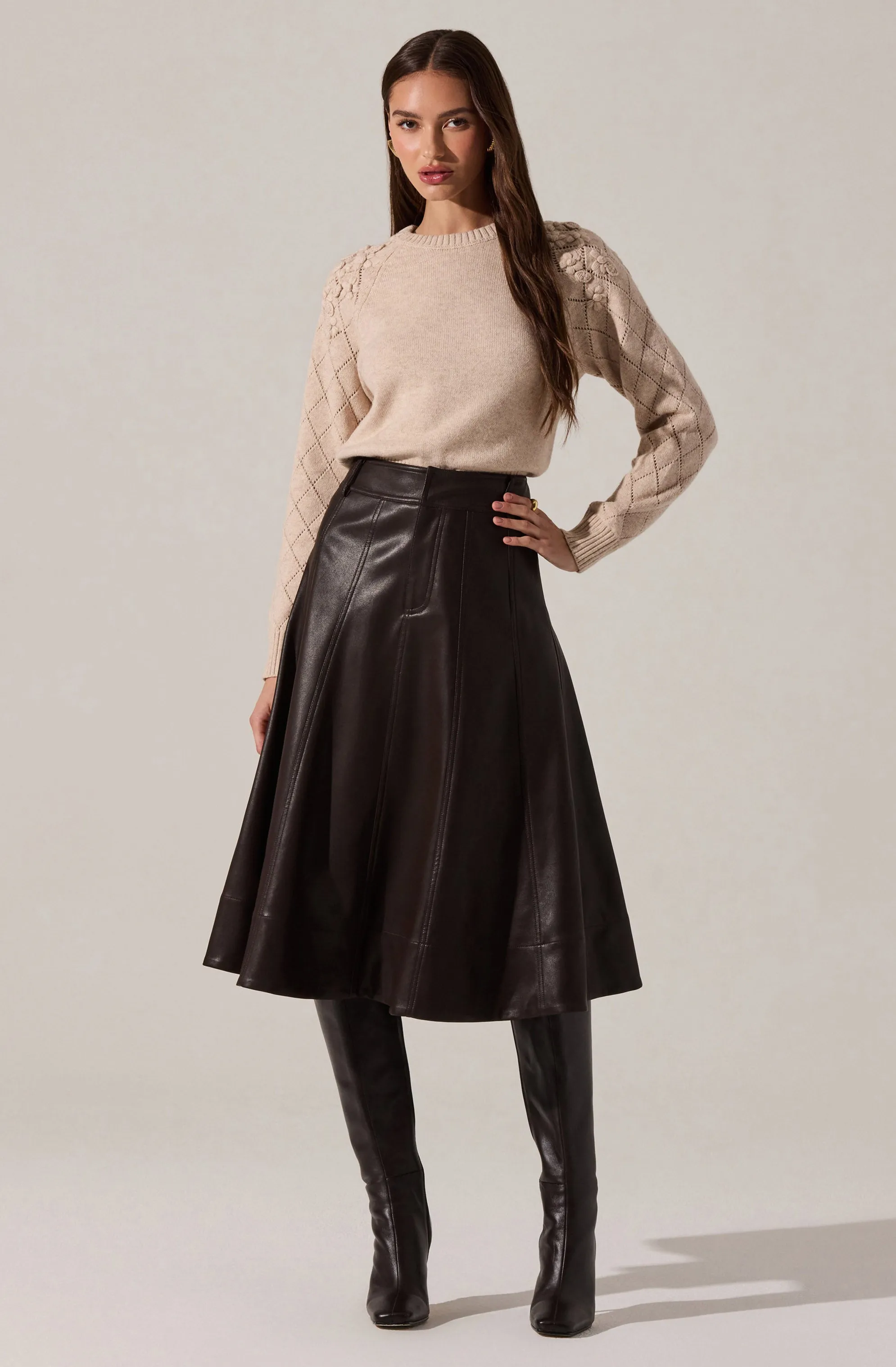 Florine 3D Floral Embroidered Sweater sold by Astr product image thumbnail 3