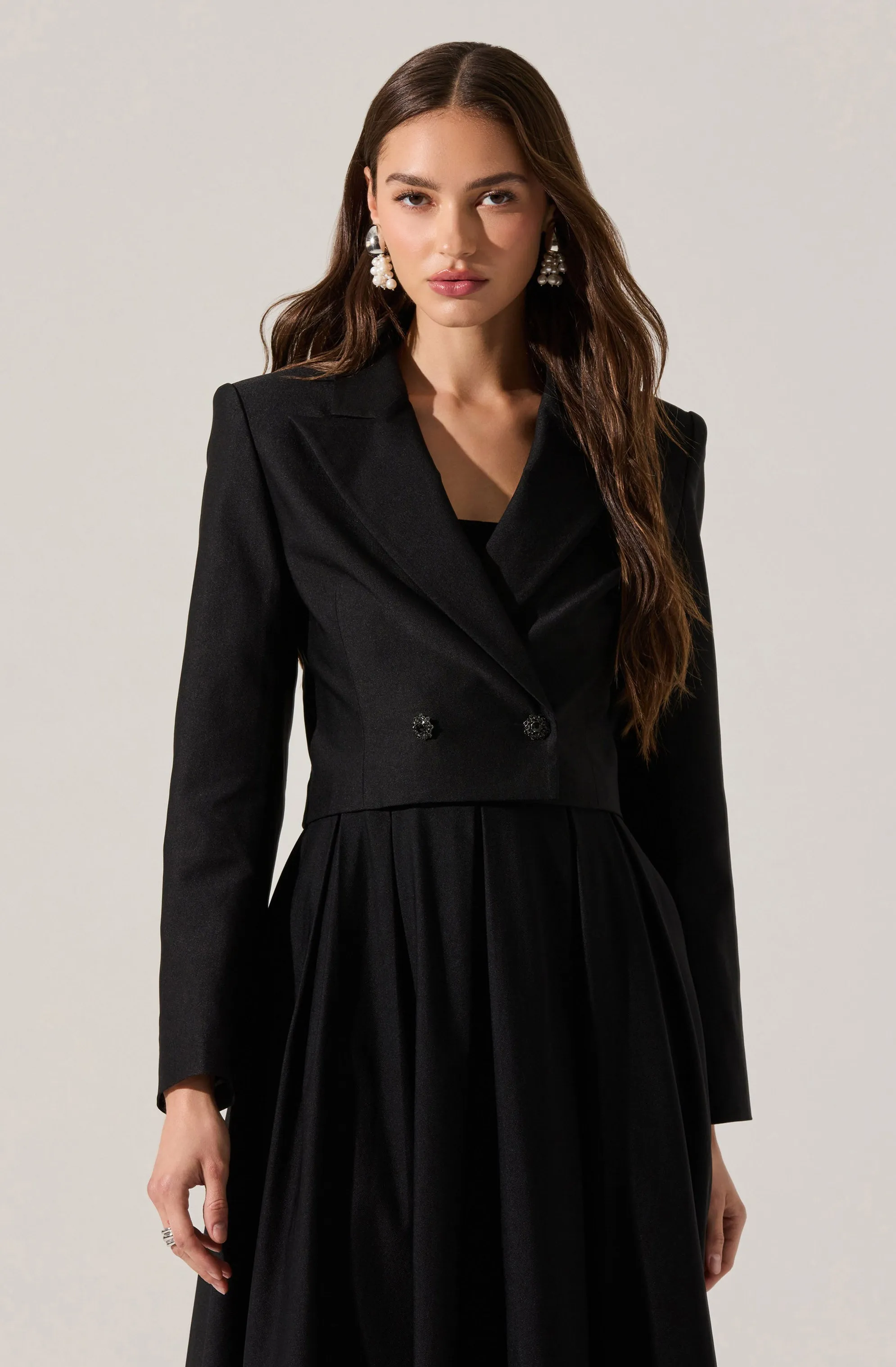 Leotie Cropped Blazer sold by Astr product image thumbnail 2
