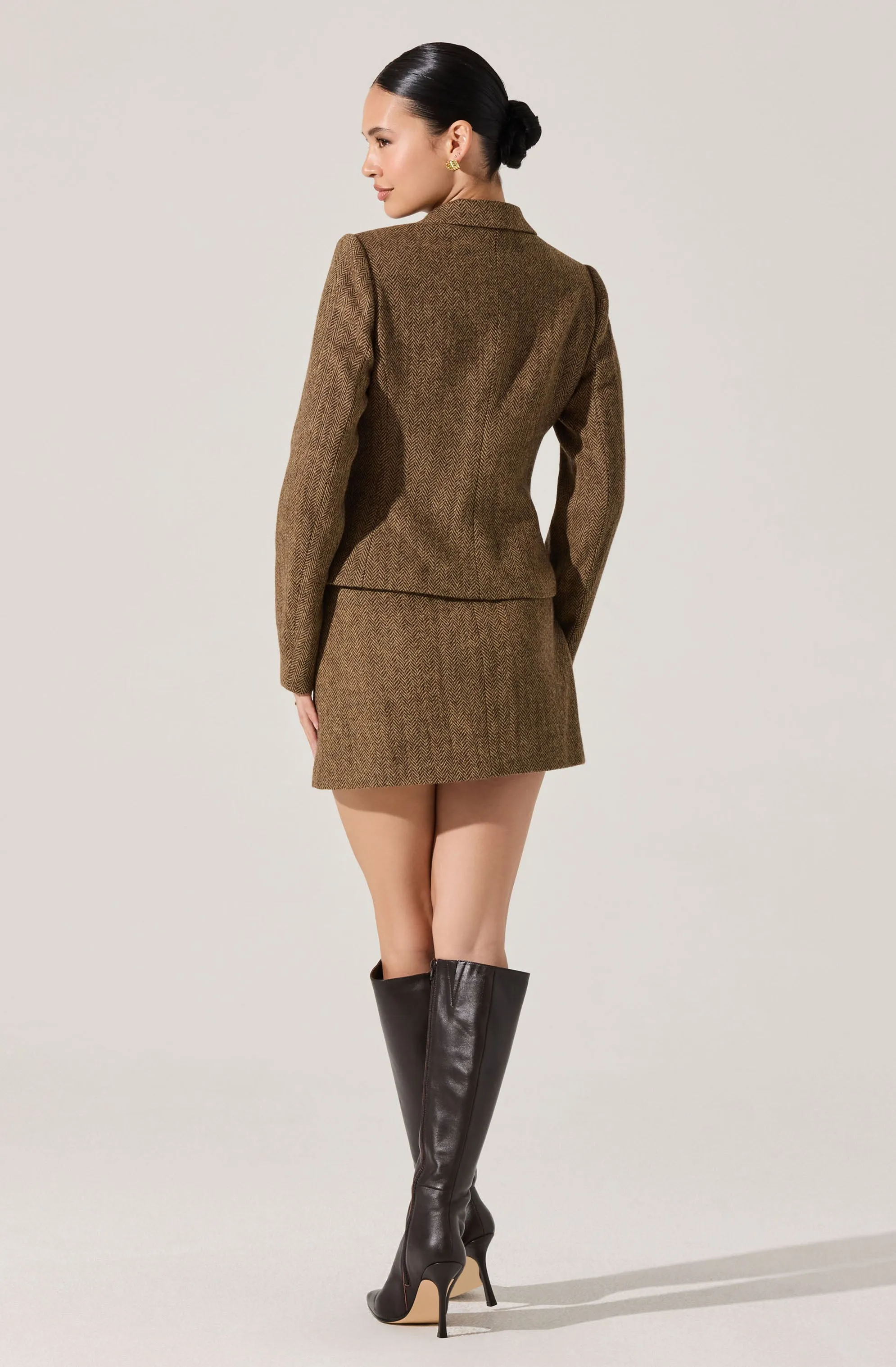 Bella Tailored Mini Skirt sold by Astr product image thumbnail 4