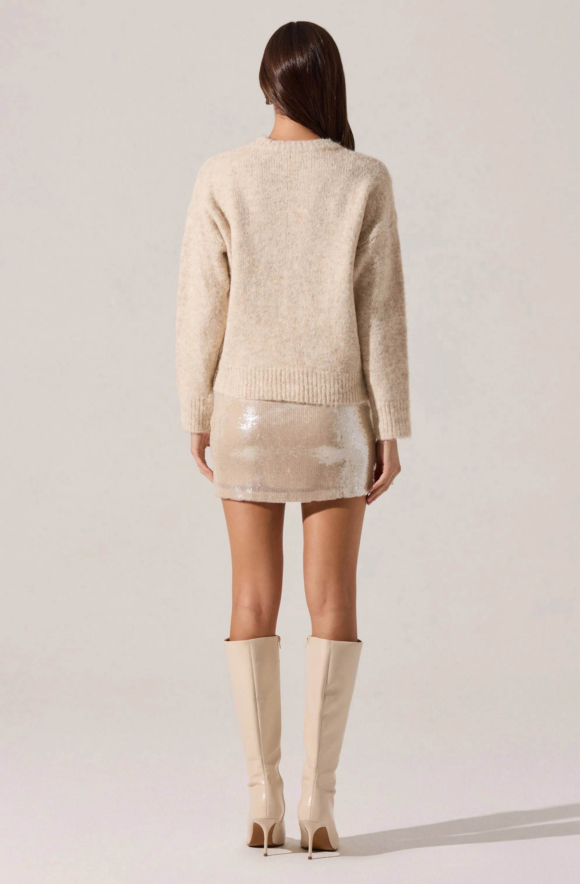 Darby Sequin Mini Skirt sold by Astr product image thumbnail 4