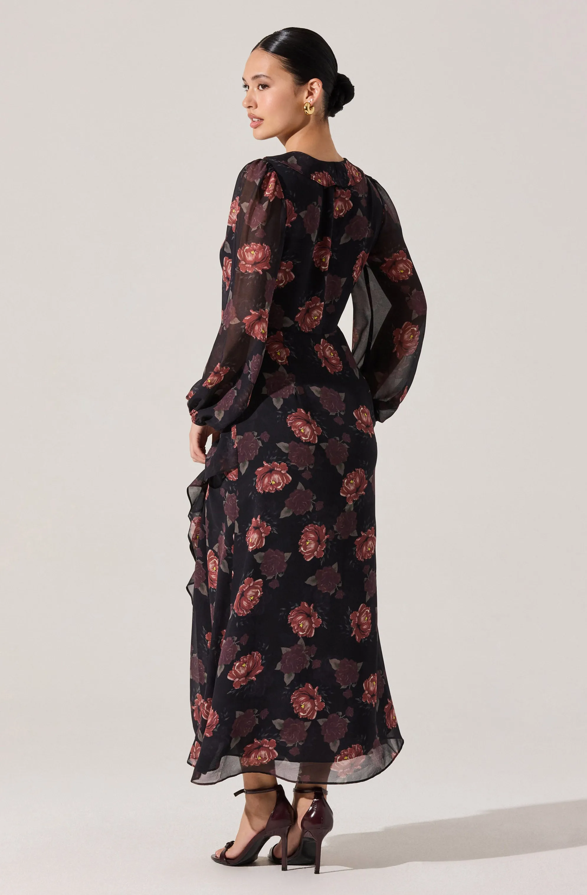 Corrina Floral Ruffle Maxi Dress sold by Astr product image thumbnail 4