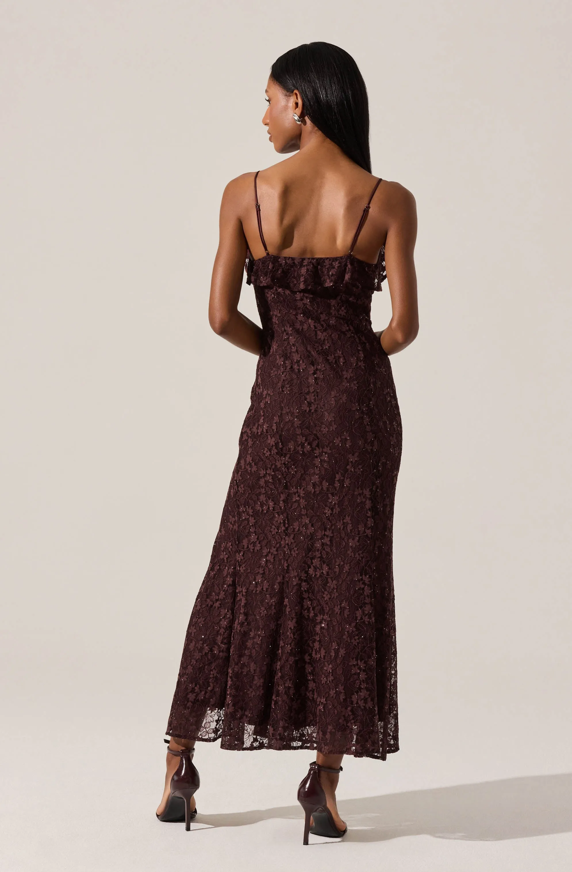 Leonie Floral Lace Maxi Dress sold by Astr product image thumbnail 4