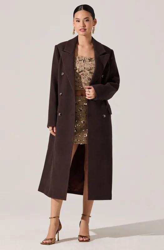 Morana Double Breasted Coat sold by Astr