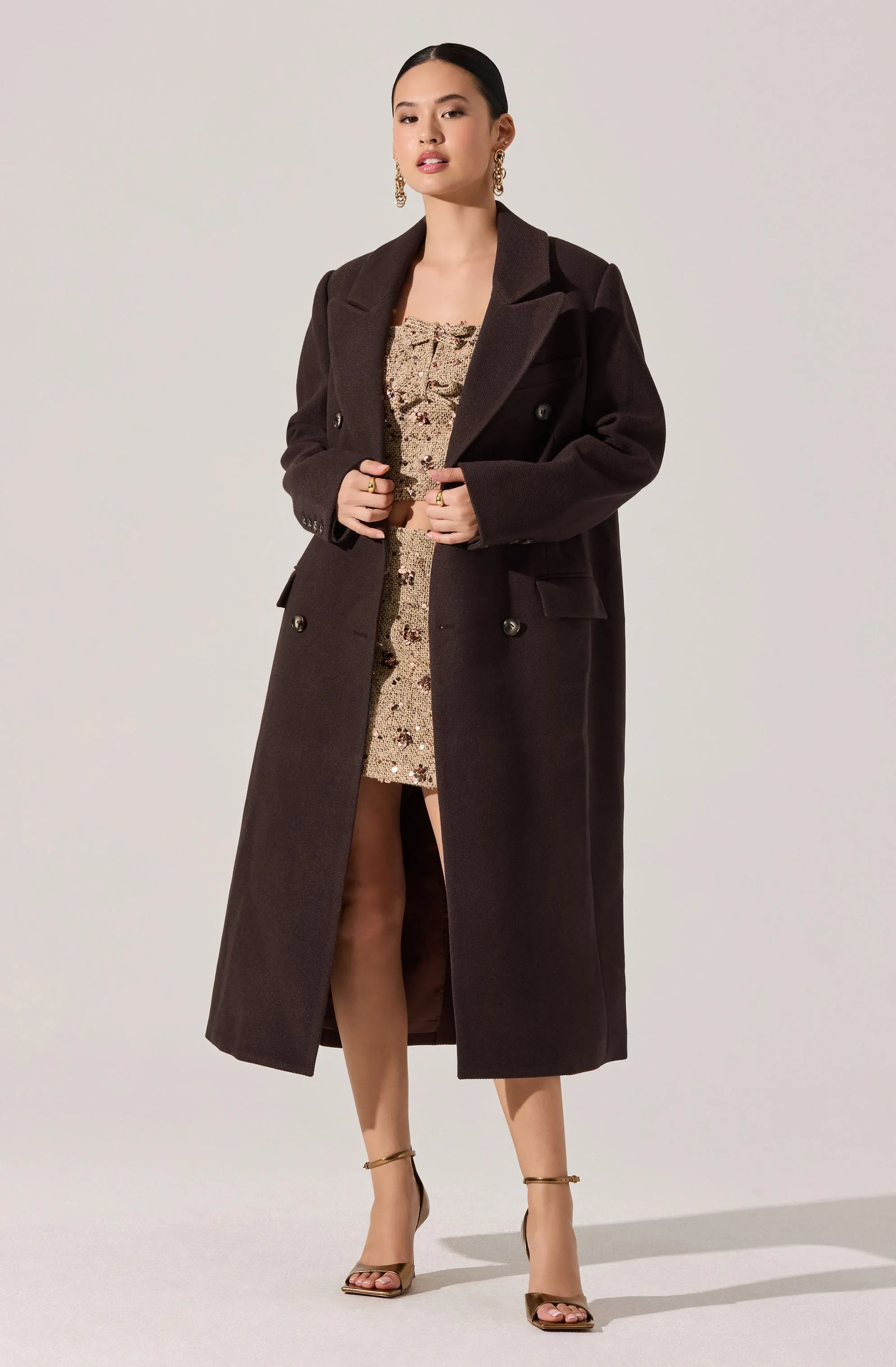 Morana Double Breasted Coat sold by Astr product image thumbnail 5