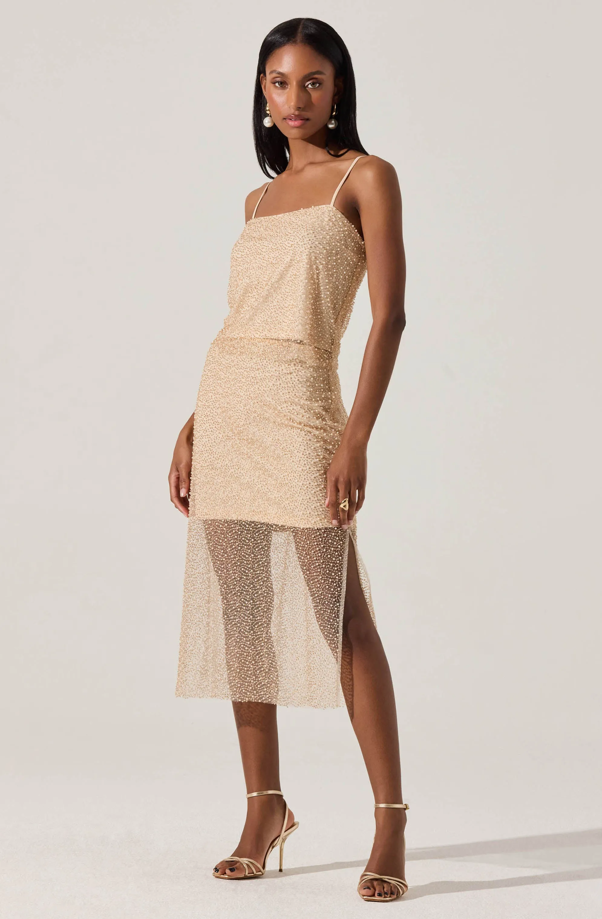 Messina Pearl Embellished Top sold by Astr product image thumbnail 3