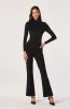 Embellished Crossover Mock Neck Top sold by Astr