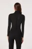 Embellished Crossover Mock Neck Top sold by Astr