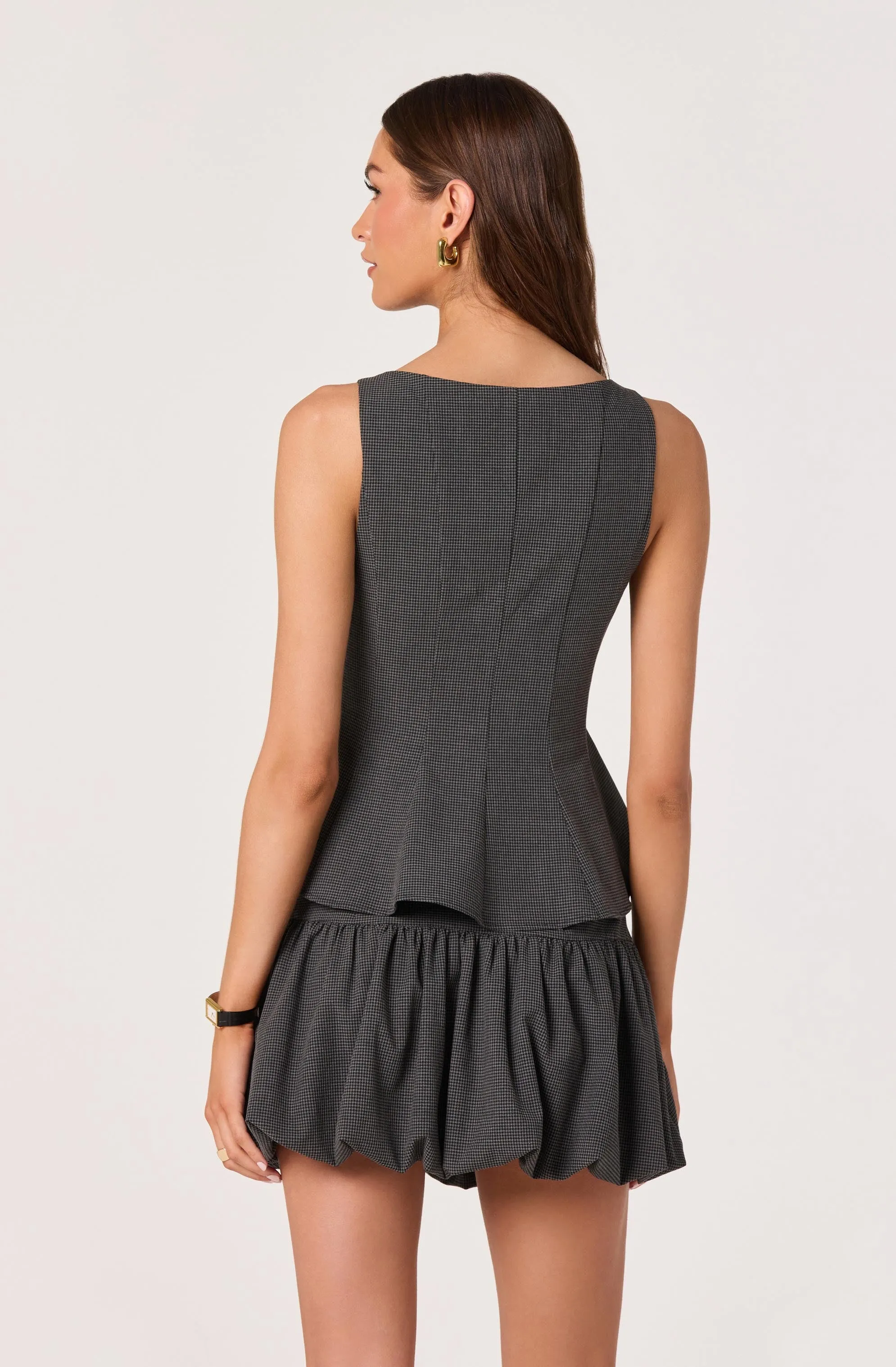 Boat Neck Peplum Top sold by Astr product image thumbnail 5