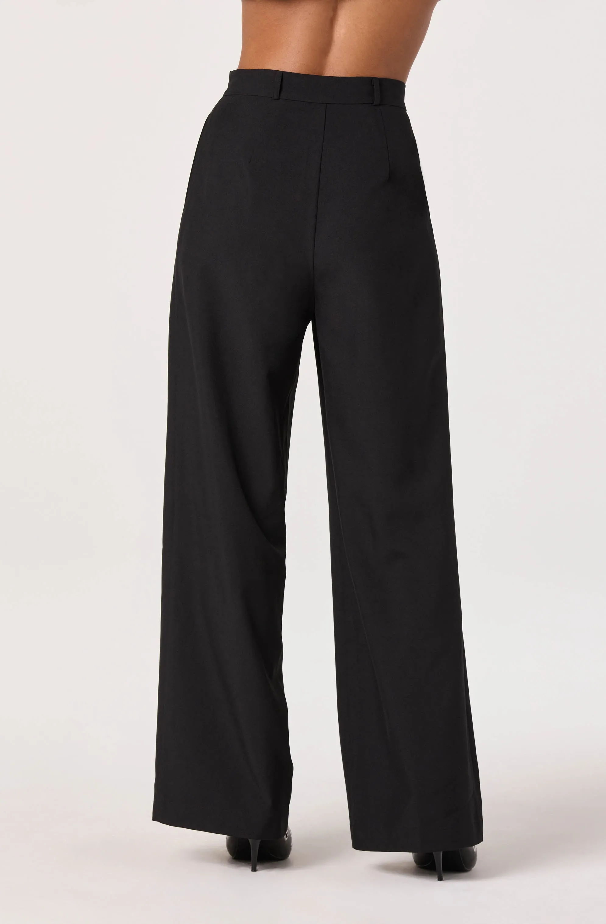 Pleated High Waist Trouser sold by Astr product image thumbnail 3