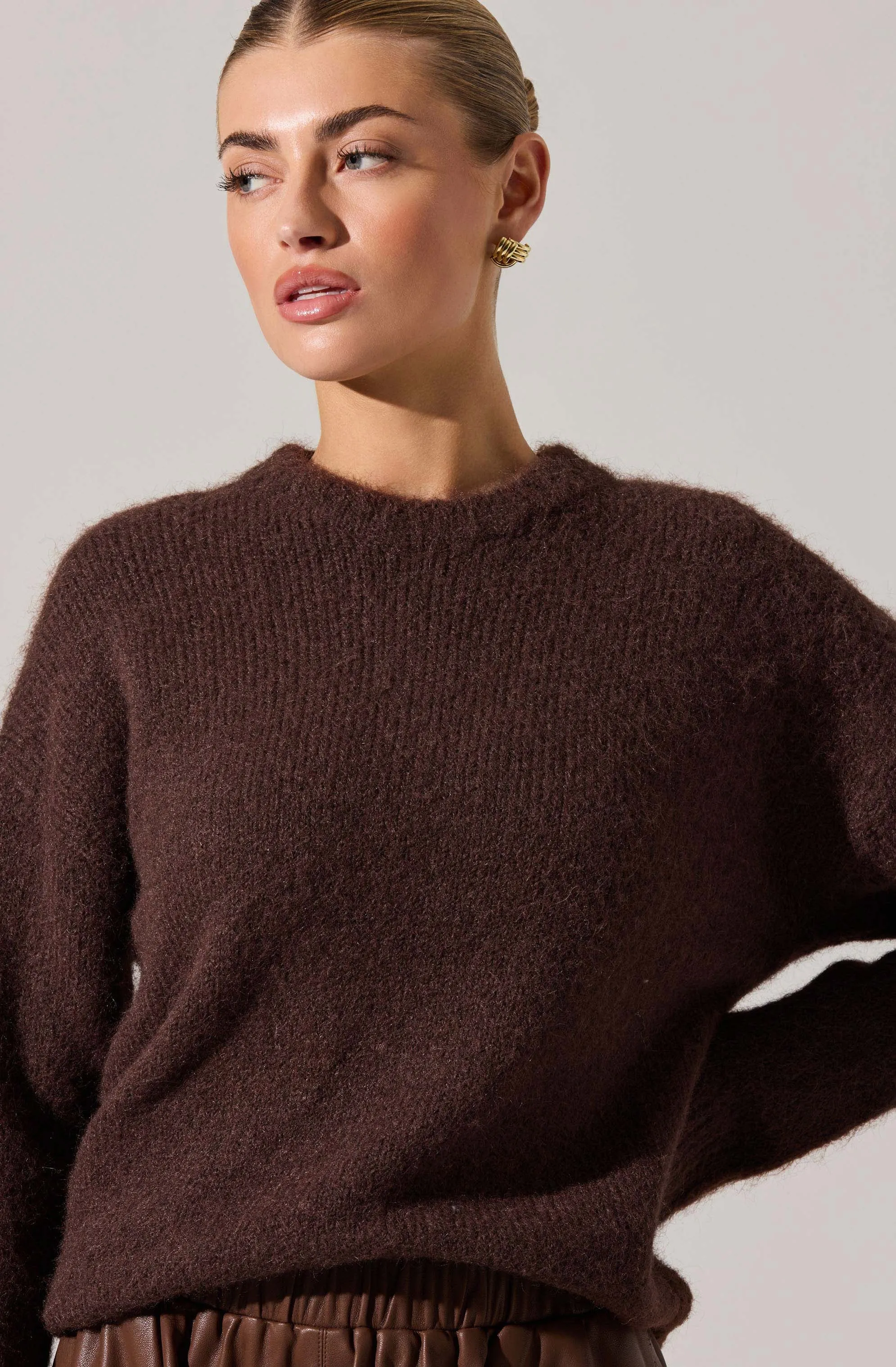 Selbie Brushed Knit Sweater sold by Astr product image thumbnail 5