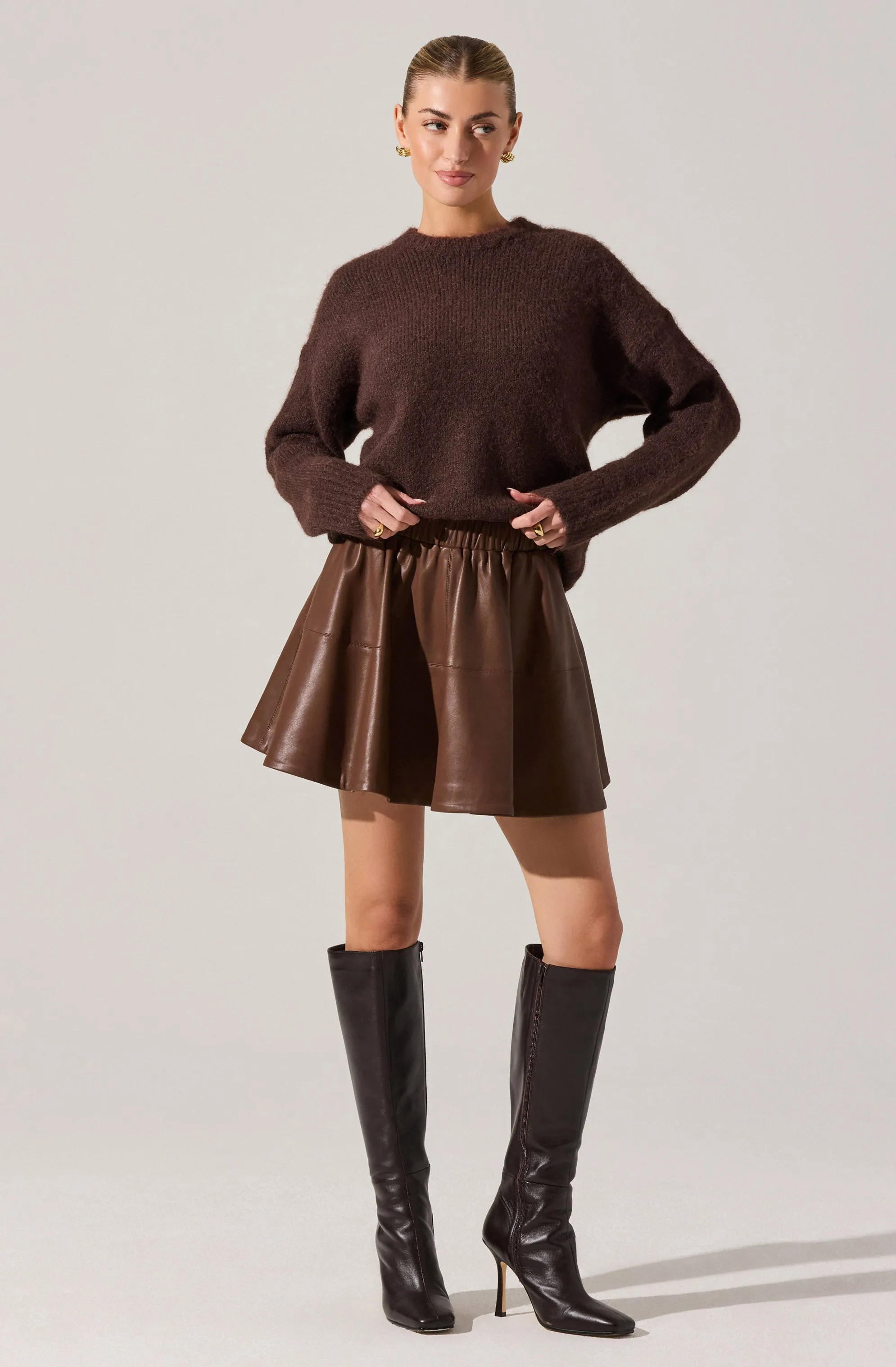 Selbie Brushed Knit Sweater sold by Astr product image thumbnail 3