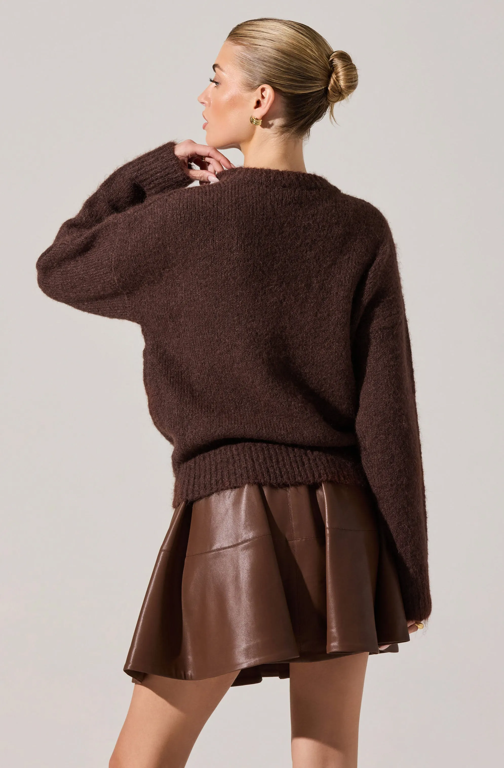 Selbie Brushed Knit Sweater sold by Astr product image thumbnail 2