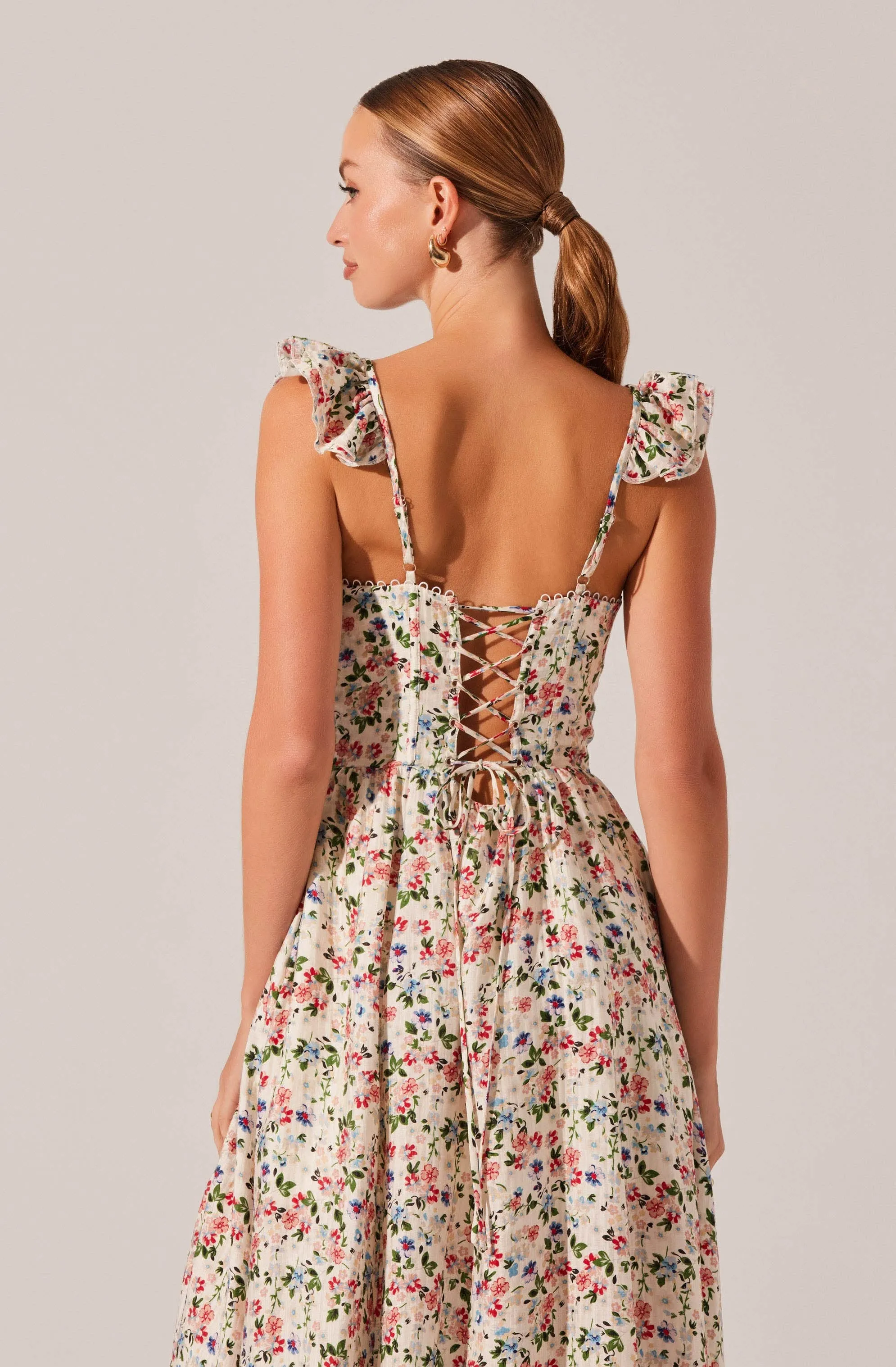 Wedelia Floral Midi Dress sold by Astr product image thumbnail 2