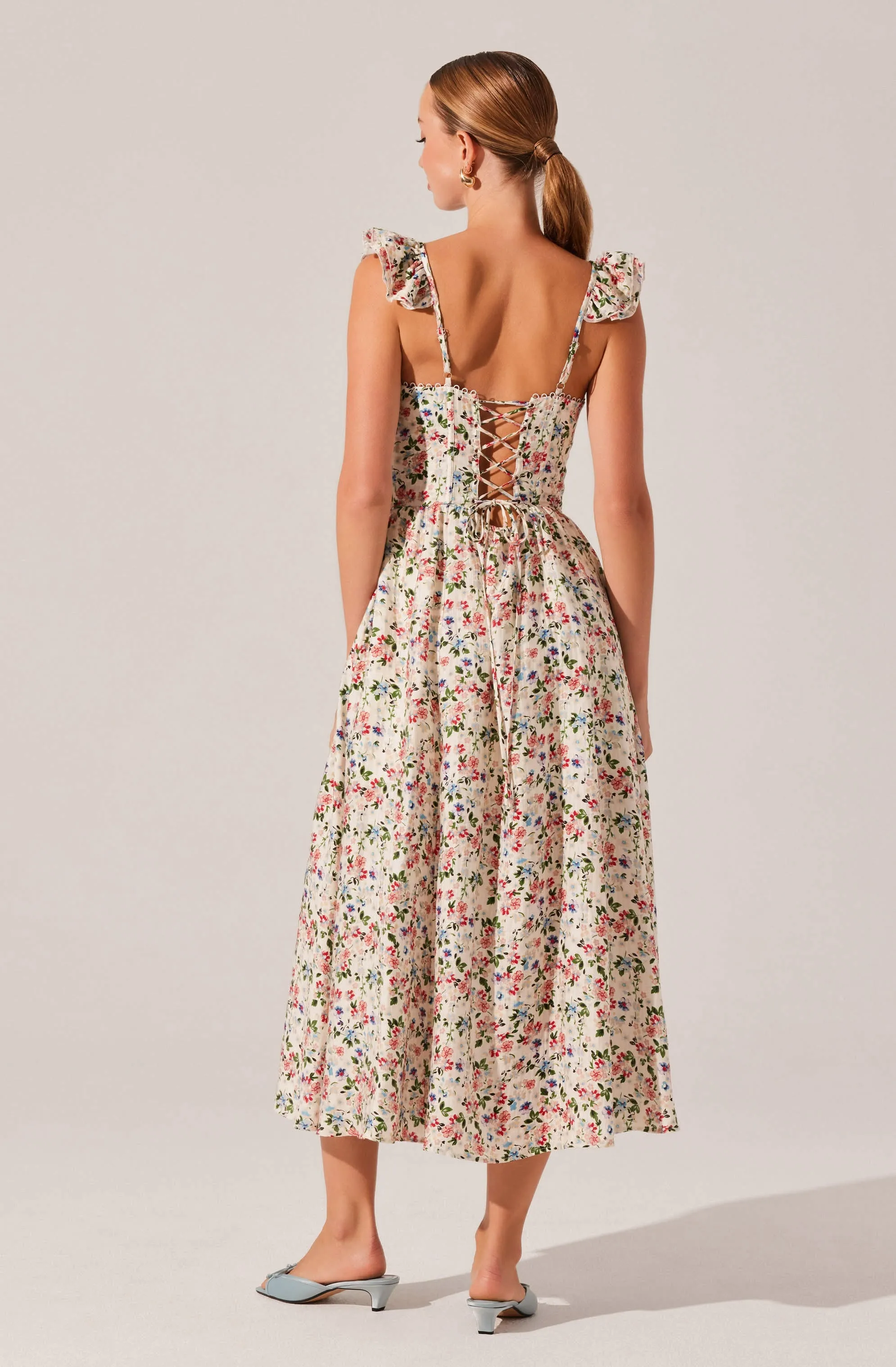 Wedelia Floral Midi Dress sold by Astr product image thumbnail 4