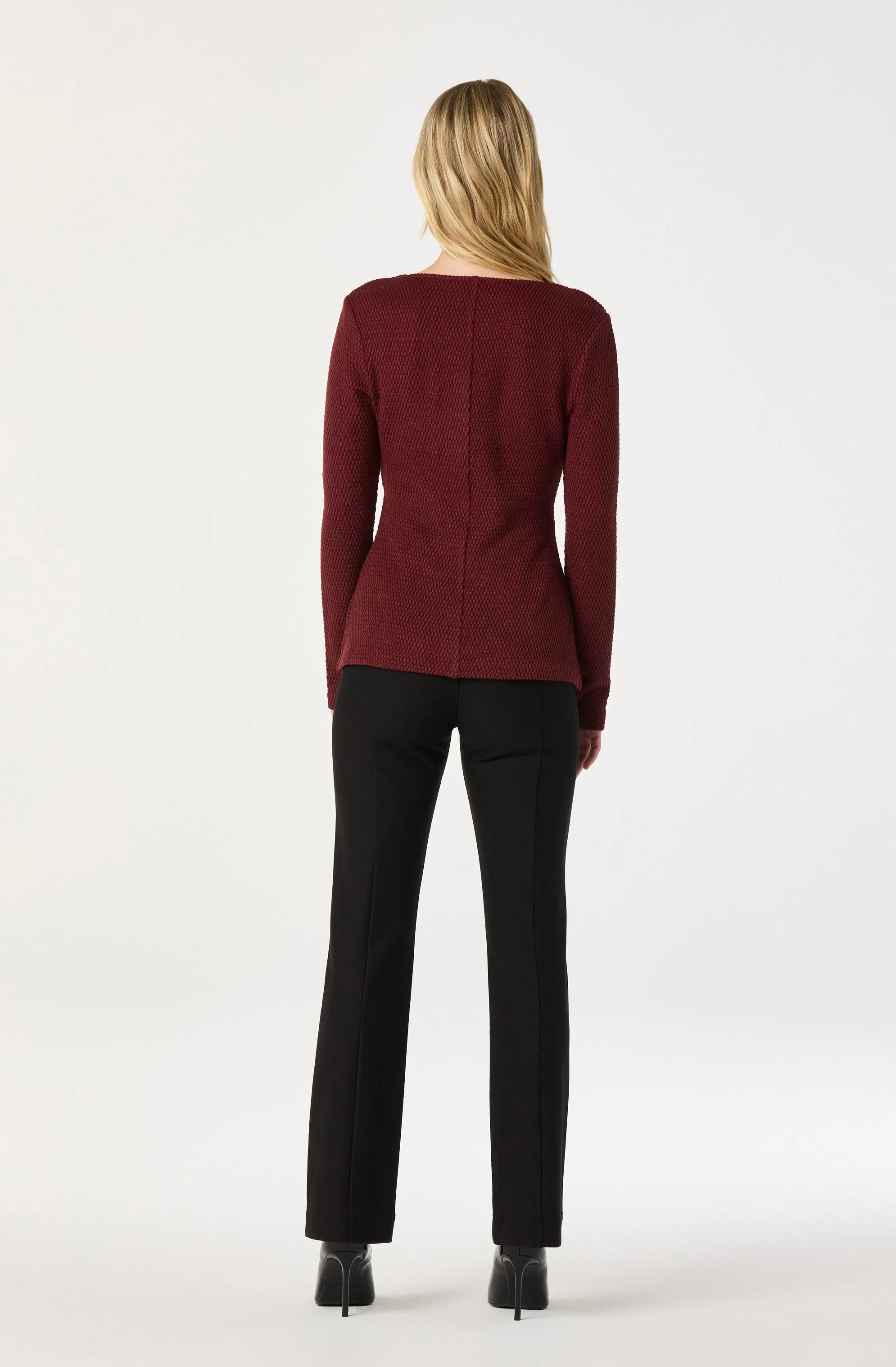 Textured Bow Flyaway Top sold by Astr product image thumbnail 3