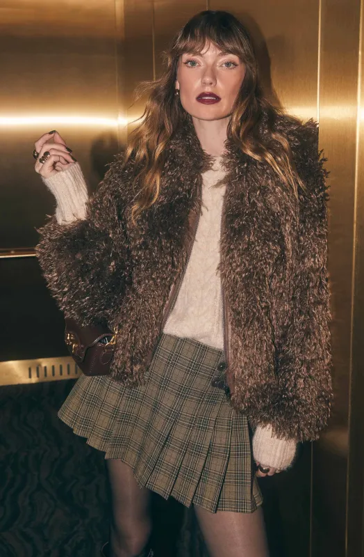 Chantel Pleated Mini Skirt sold by Astr