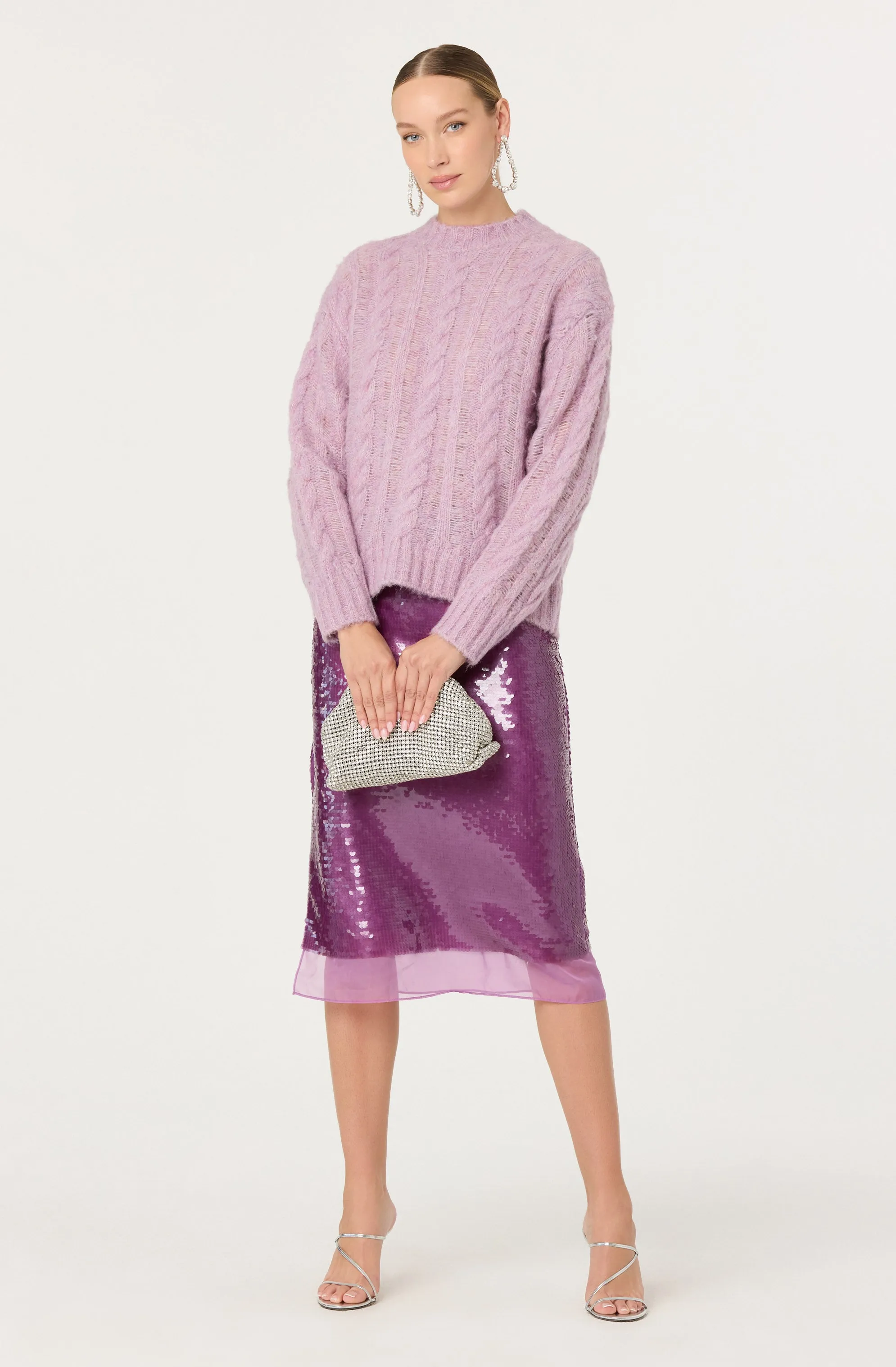 Shirin Sequin Pencil Skirt sold by Astr product image thumbnail 2