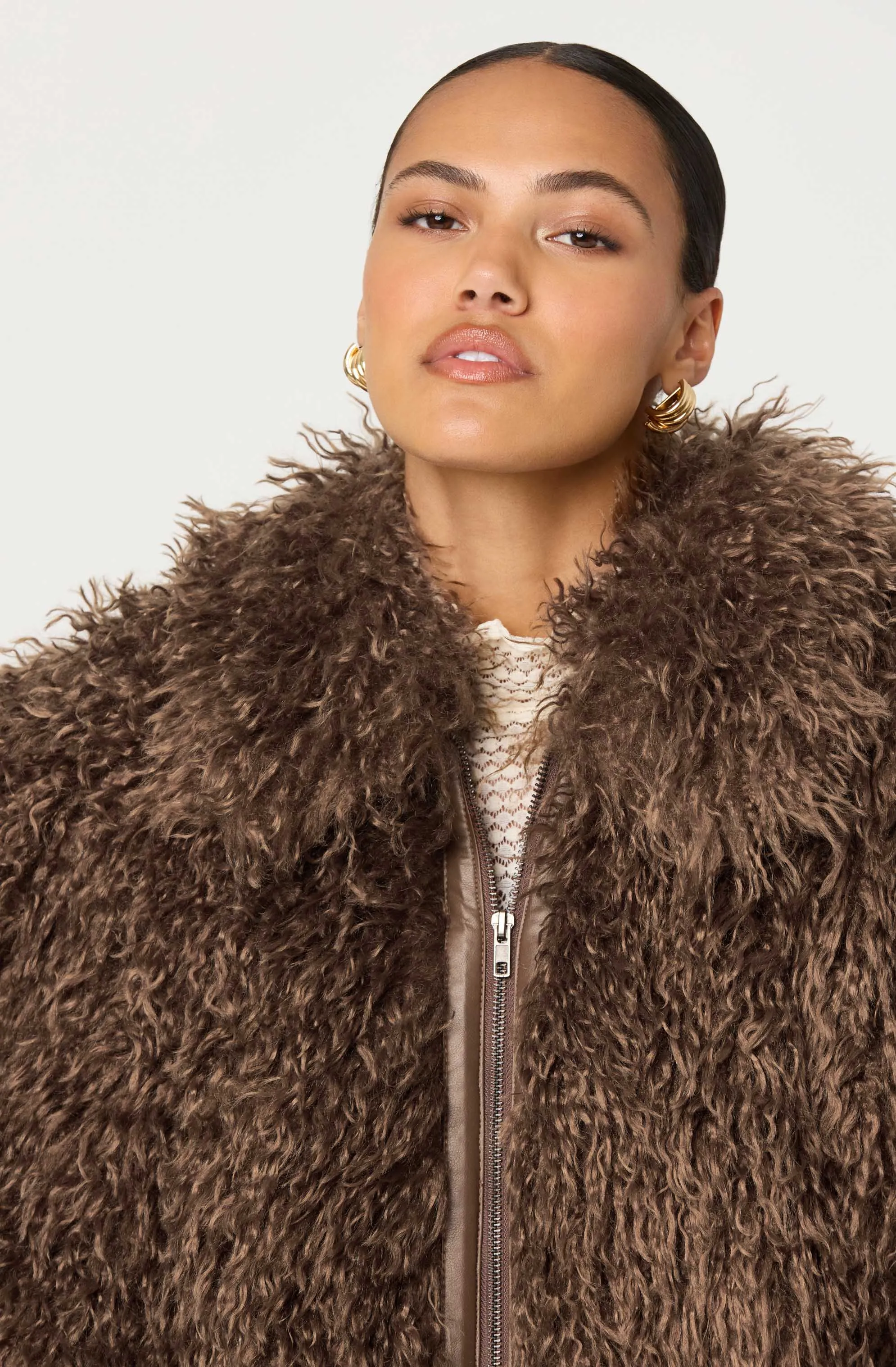 Kamrath Faux Fur Jacket sold by Astr product image thumbnail 4