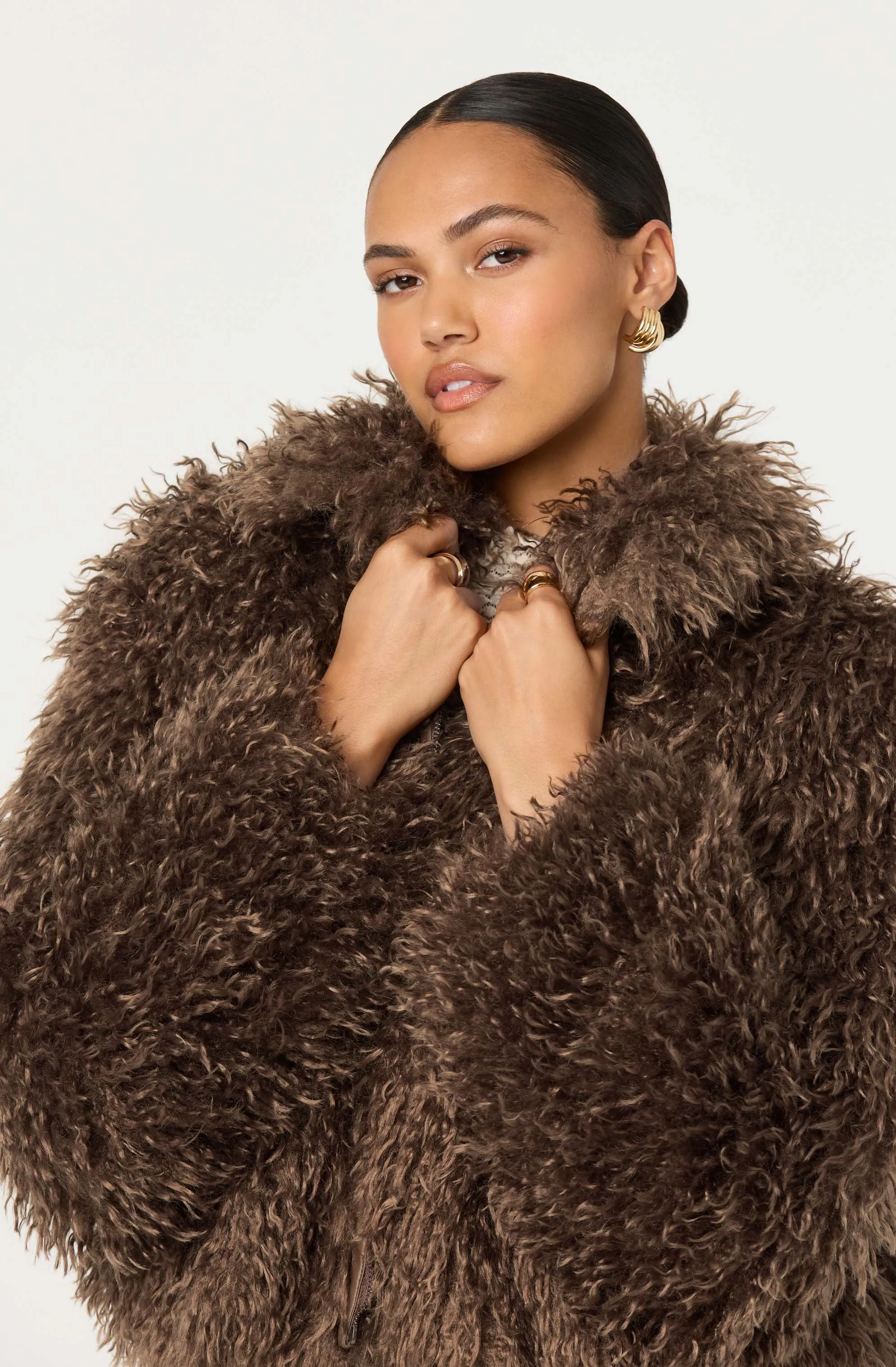 Kamrath Faux Fur Jacket sold by Astr product image thumbnail 2
