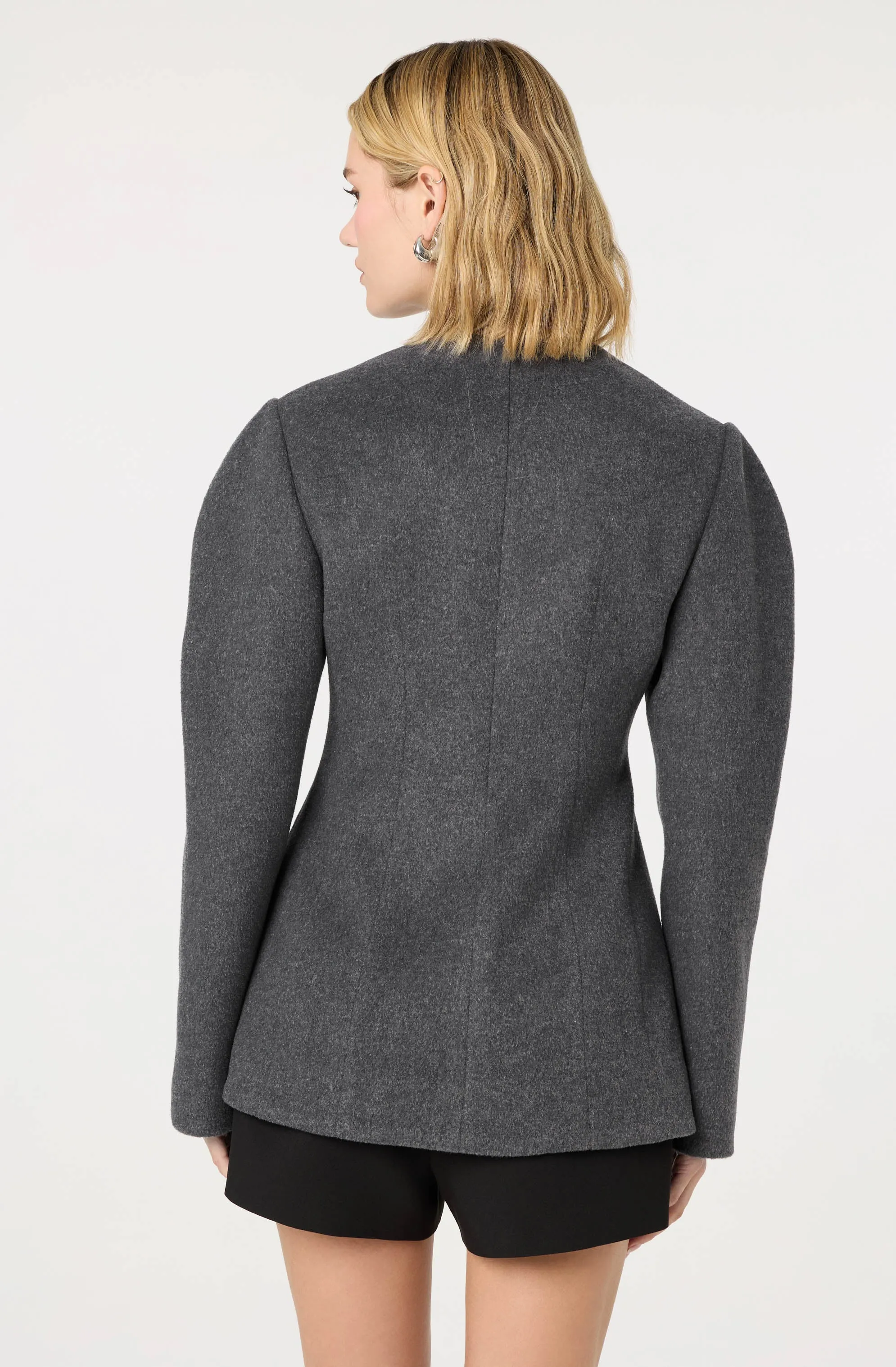 Ada Wool Blend Cinched Jacket sold by Astr product image thumbnail 4