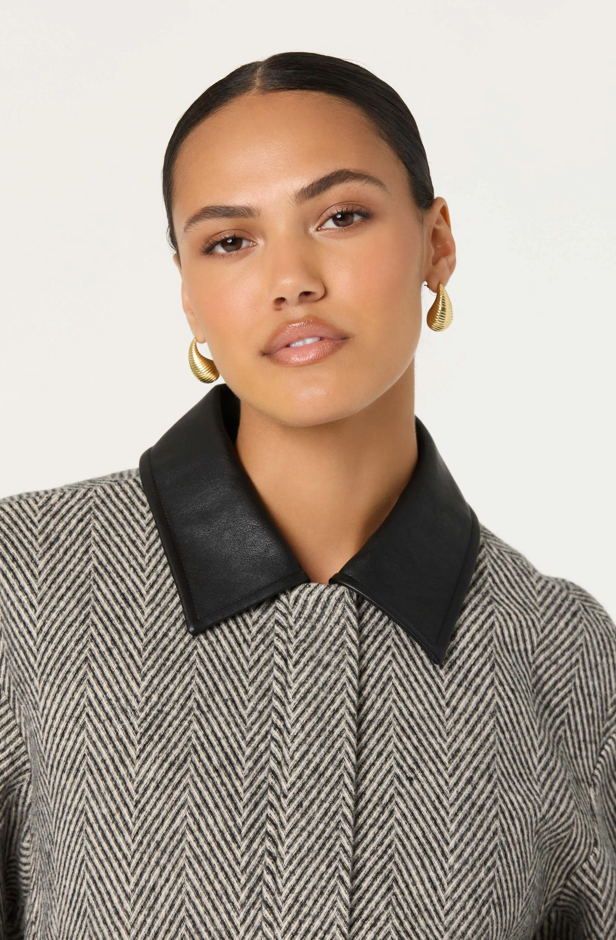 Nelly Contrast Collar Bomber Jacket sold by Astr product image thumbnail 5
