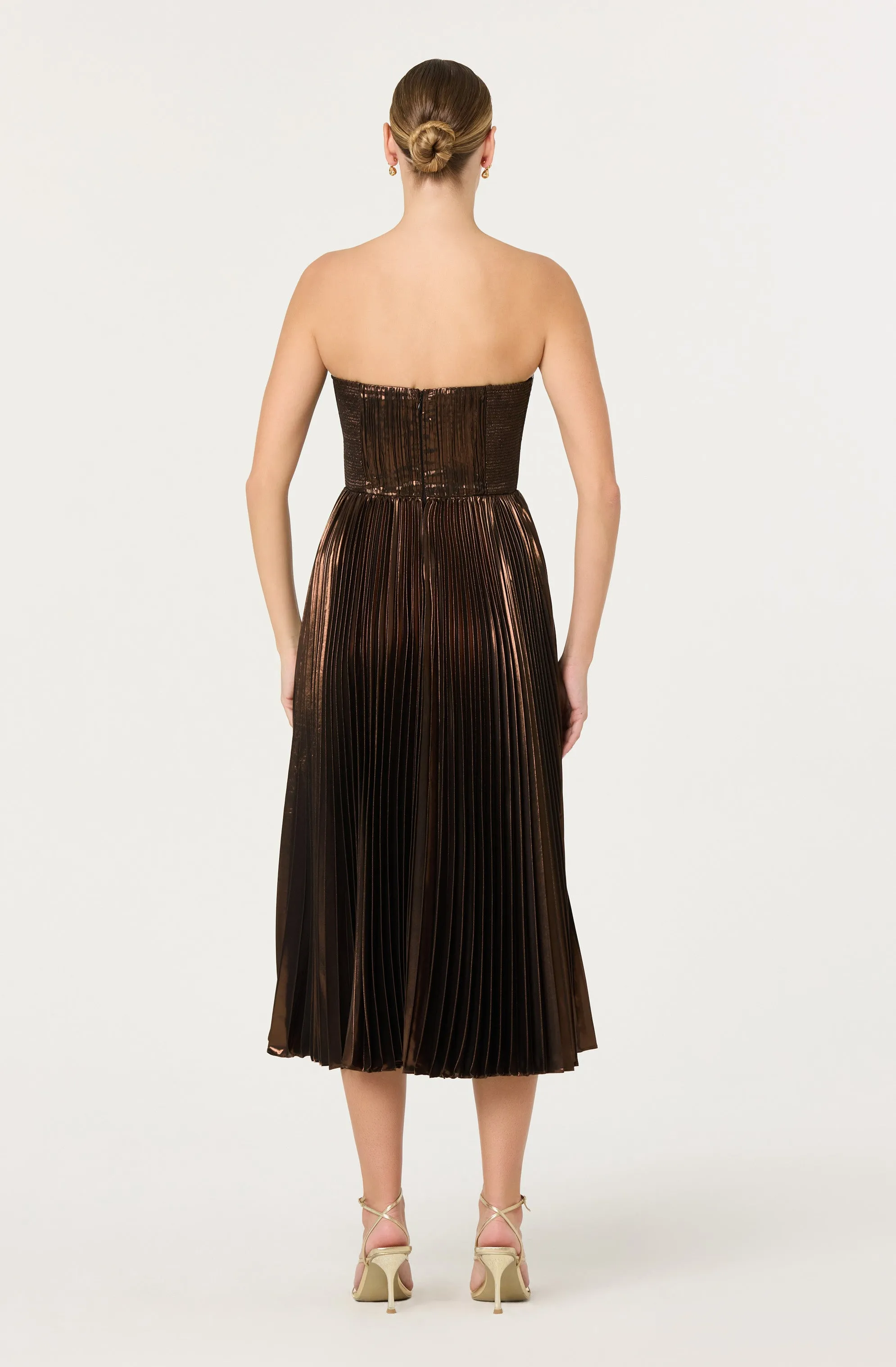 Ascella Pleated Midi Dress sold by Astr product image thumbnail 5