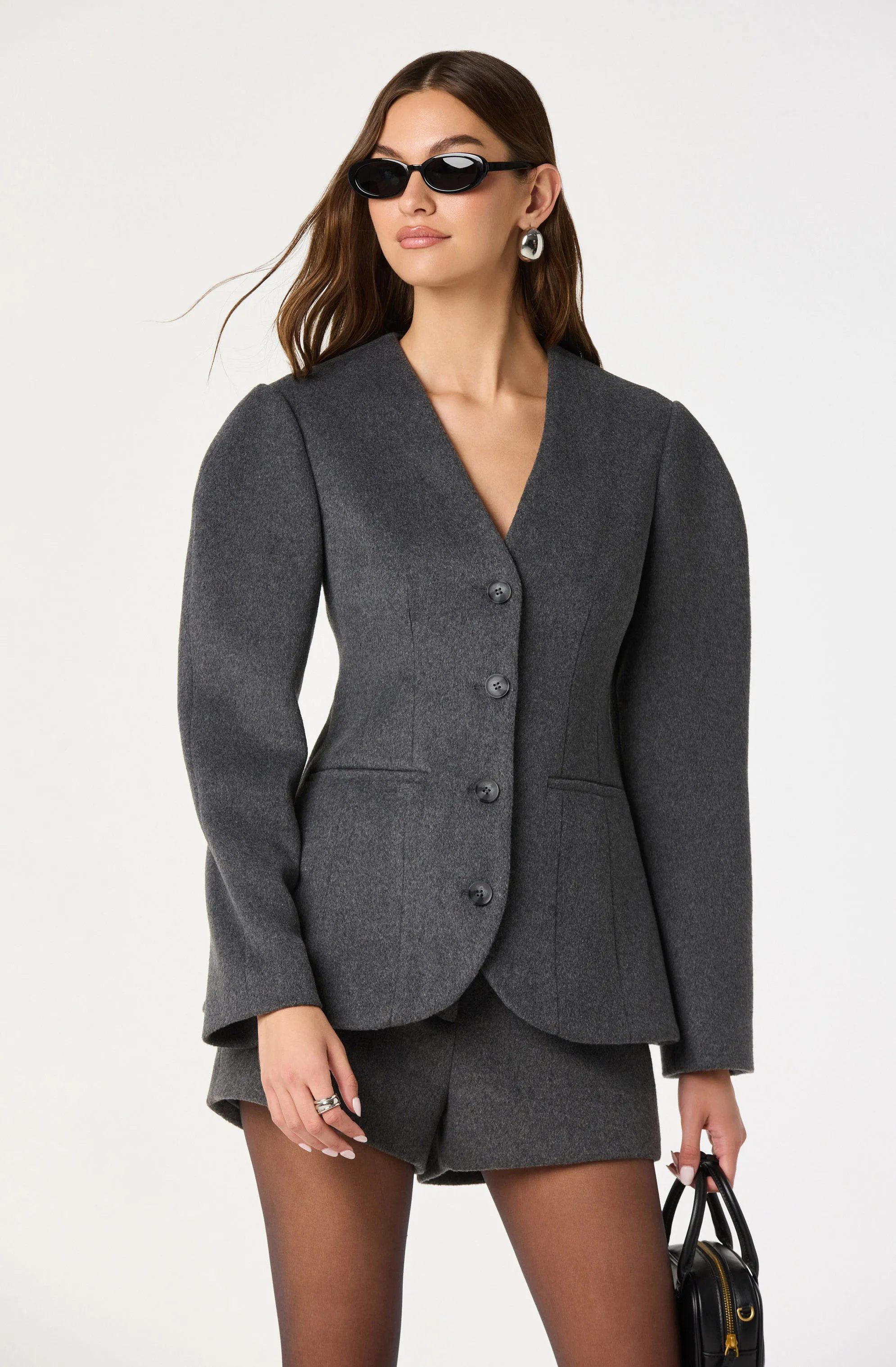 Wynn Wool Blend Shorts sold by Astr product image thumbnail 5