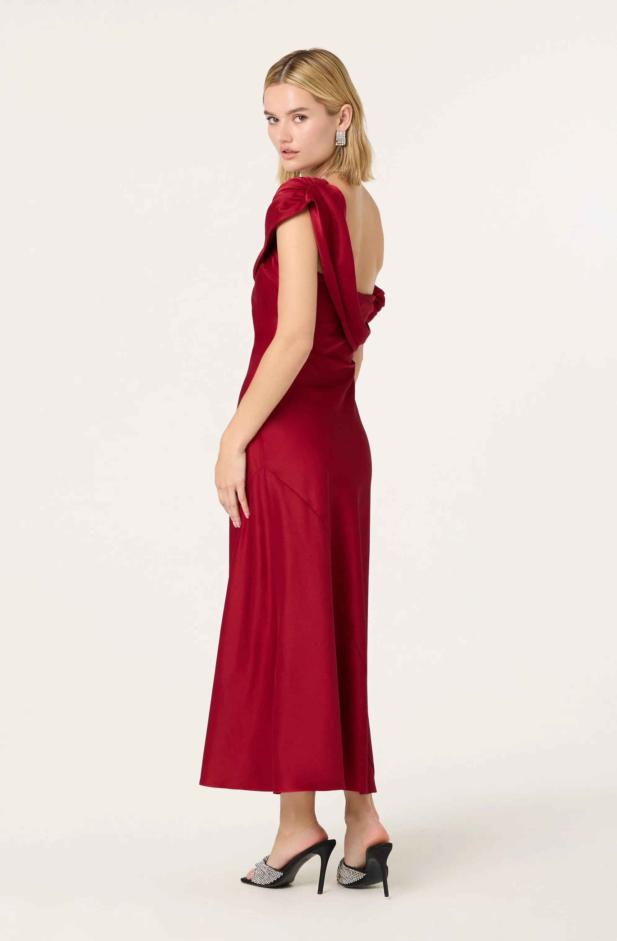 Alyssia One Shoulder Maxi Dress sold by Astr product image thumbnail 3