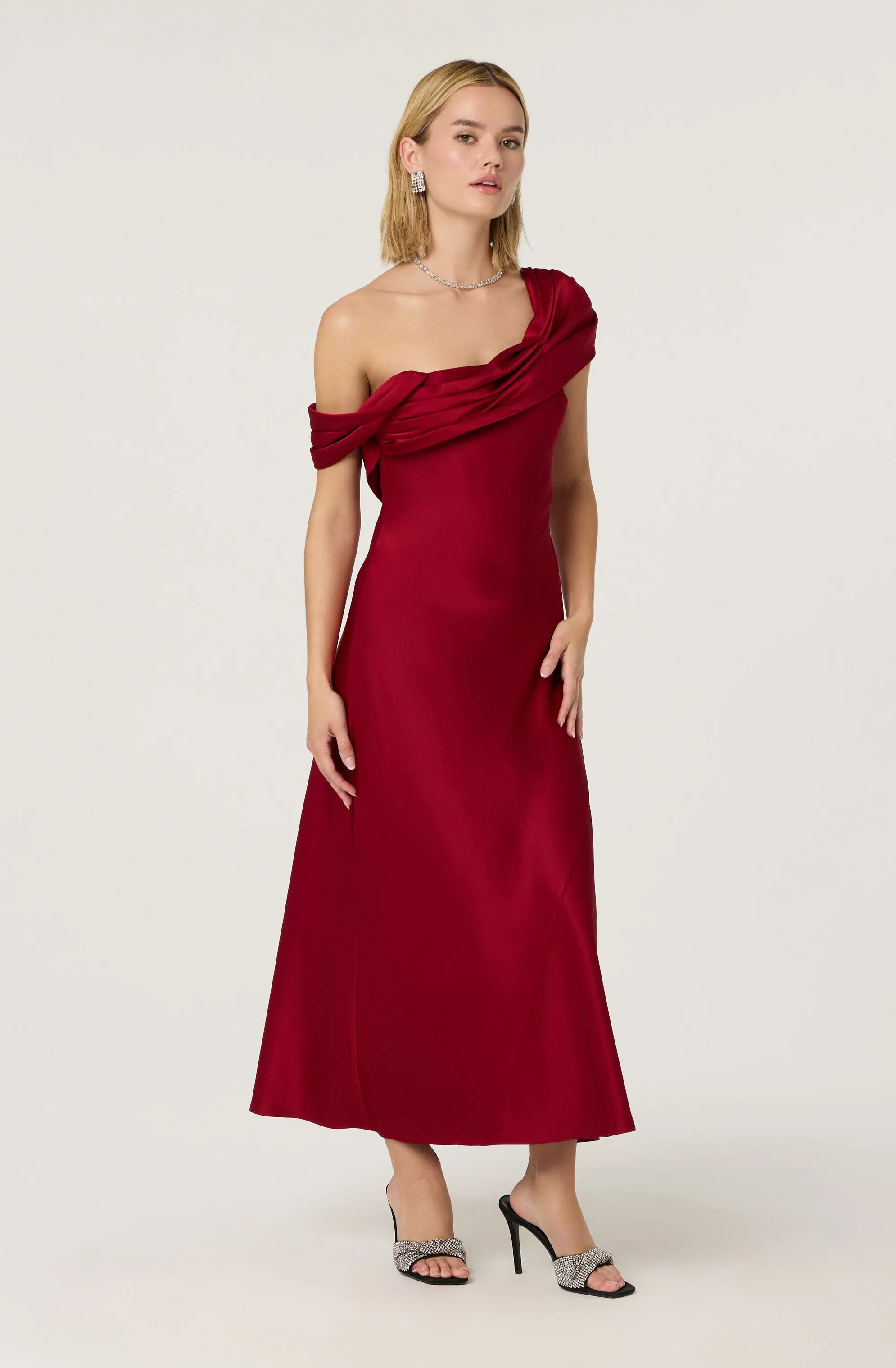 Alyssia One Shoulder Maxi Dress sold by Astr product image thumbnail 2