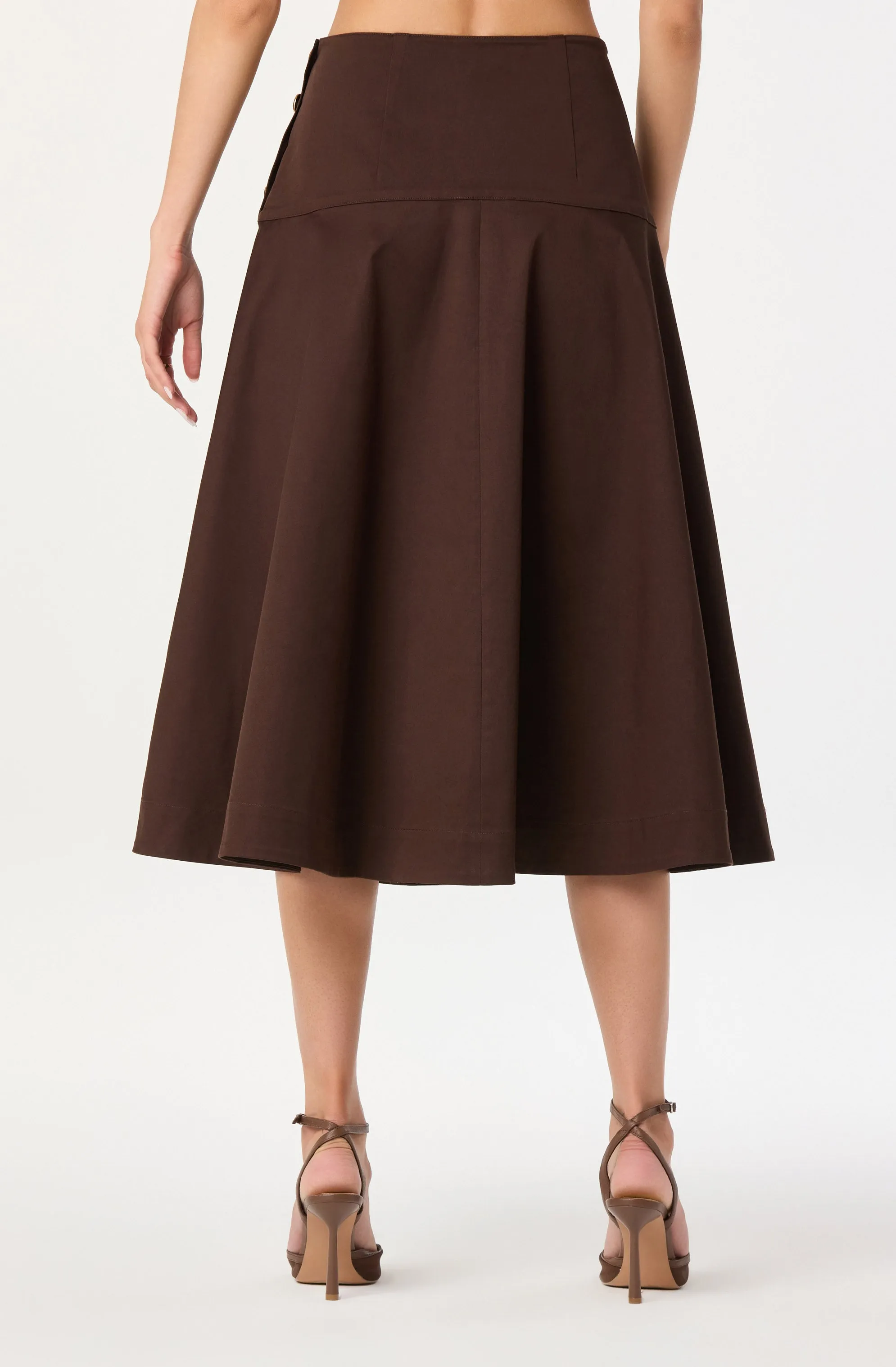 Drop Waist A-Line Skirt sold by Astr product image thumbnail 5