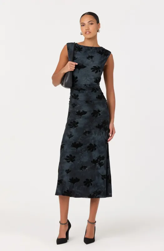 Tionne Floral Midi Dress sold by Astr