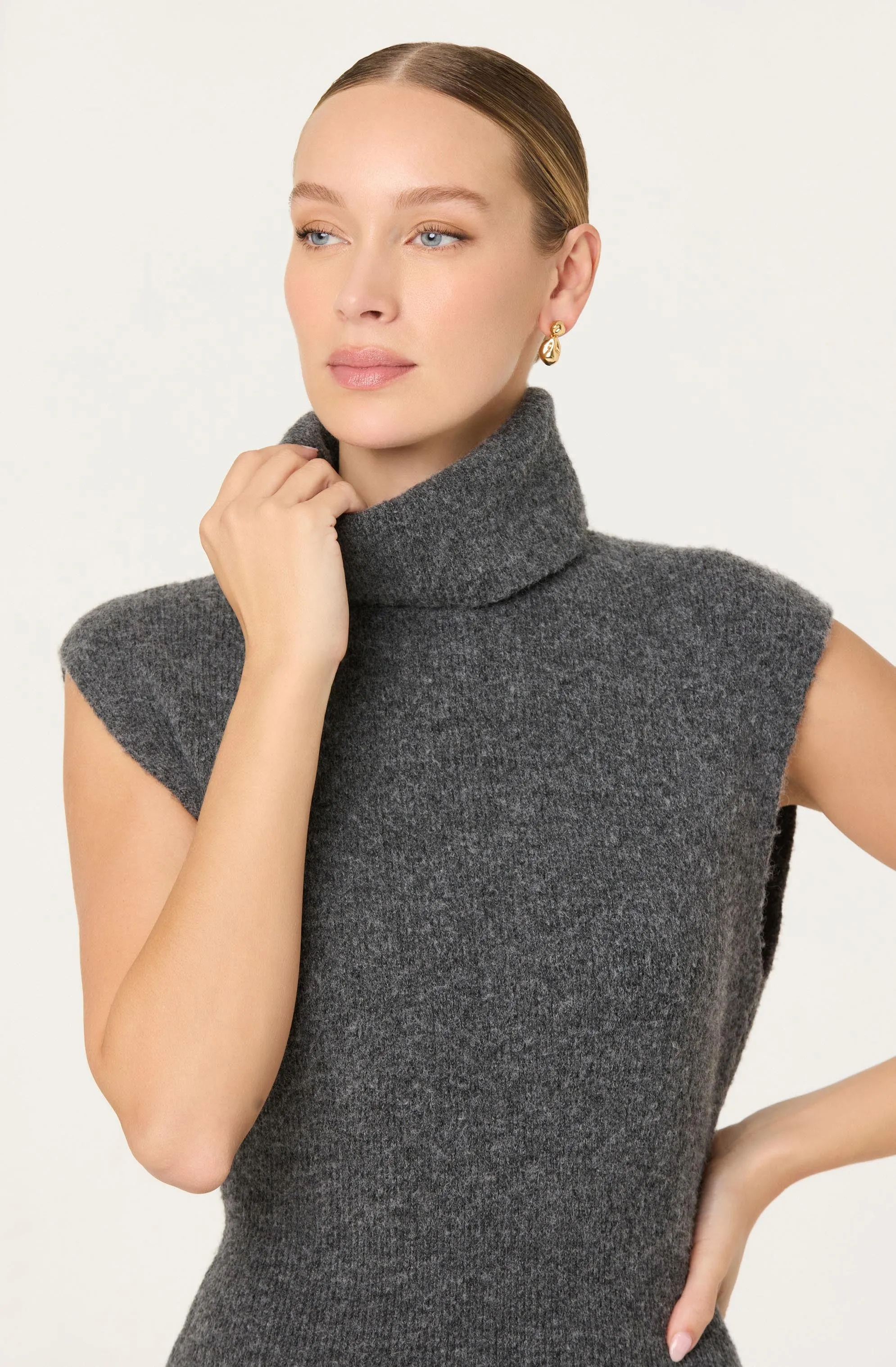Roxanna Turtleneck Sweater Maxi Dress sold by Astr product image thumbnail 4