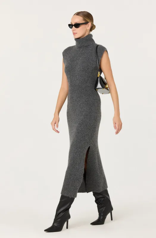 Roxanna Turtleneck Sweater Maxi Dress made by Astr