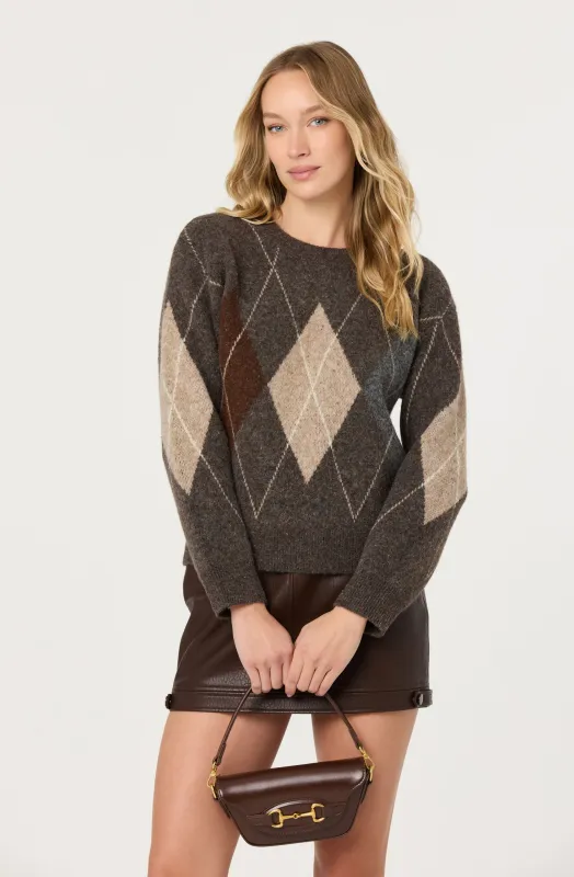 Terri Argyle Crewneck Sweater sold by Astr