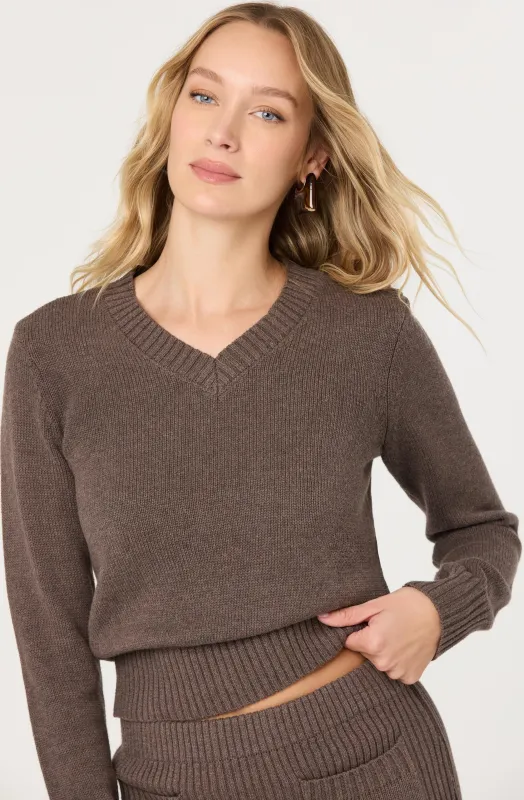 Albie V-Neck Sweater sold by Astr