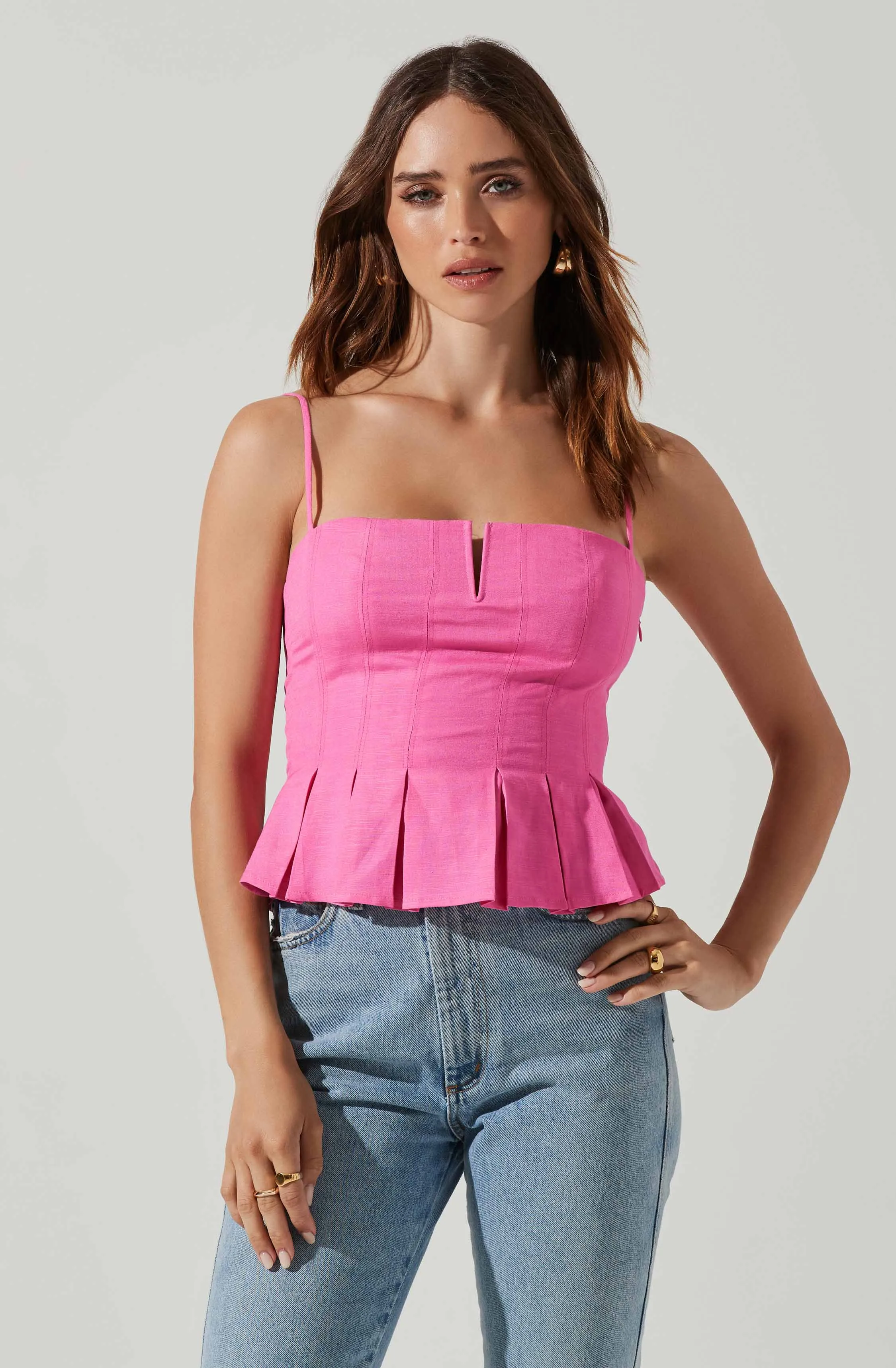 Rhoda Pleated Top sold by Astr product image thumbnail 3